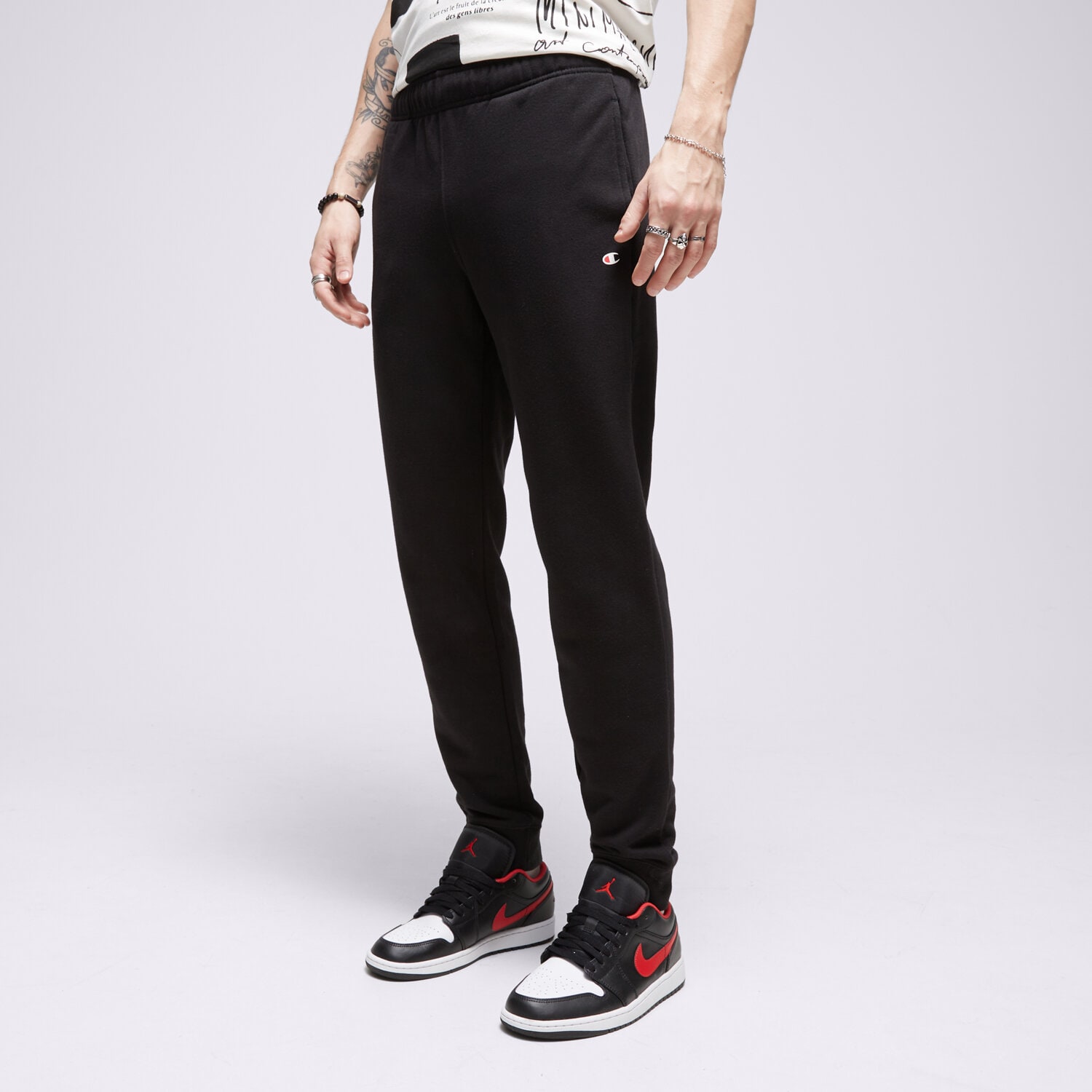 Herren Hosen CHAMPION HOSE RIB CUFF PANTS 218704KK001 Schwarz