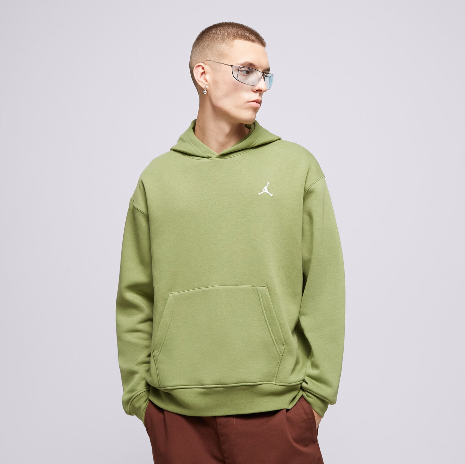 Herren JORDAN HOODIE M J ESS FLC PO FJ7774-340 Khaki