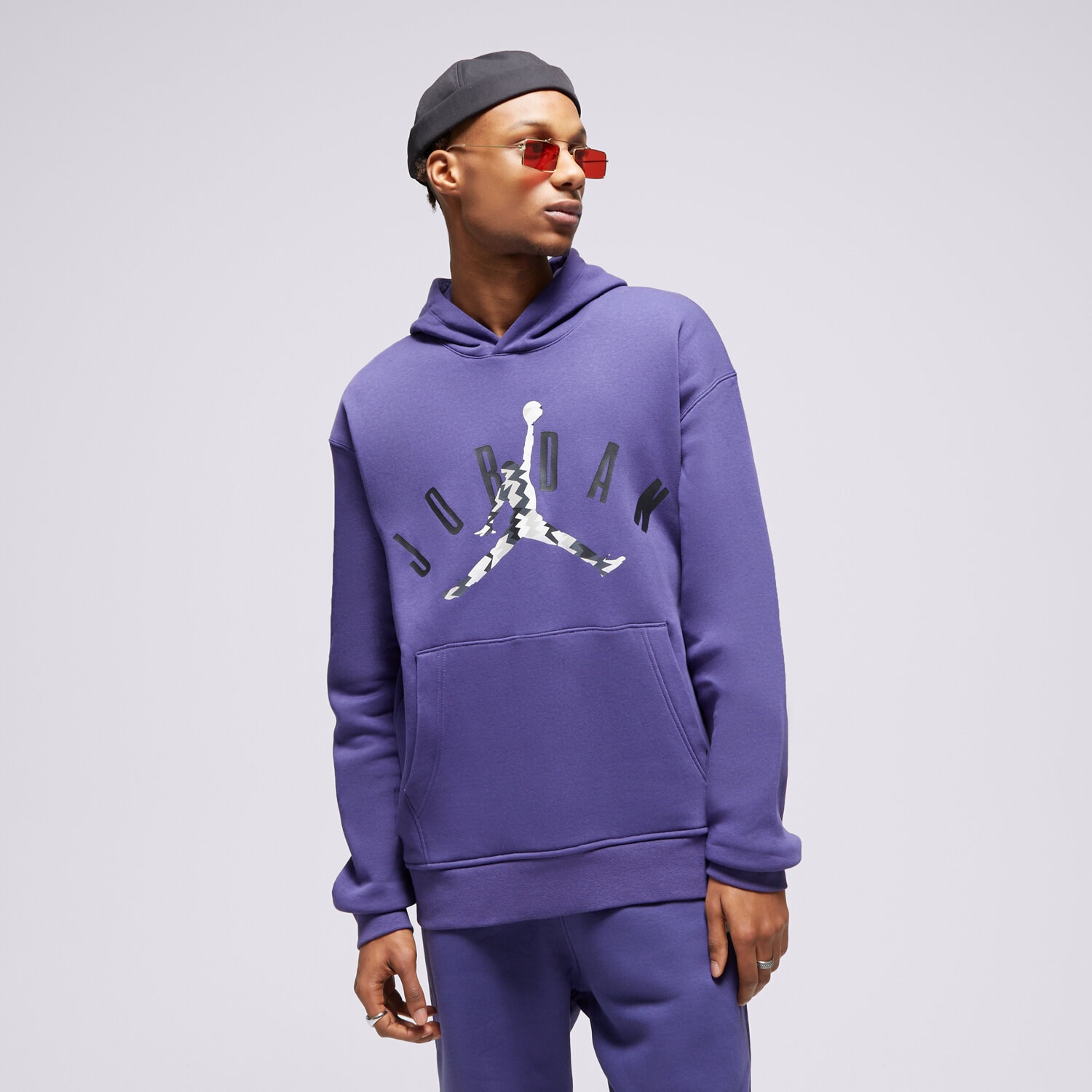 Herren JORDAN HOODIE M J FLT MVP HBR FLC PO FD7415-502 Violet