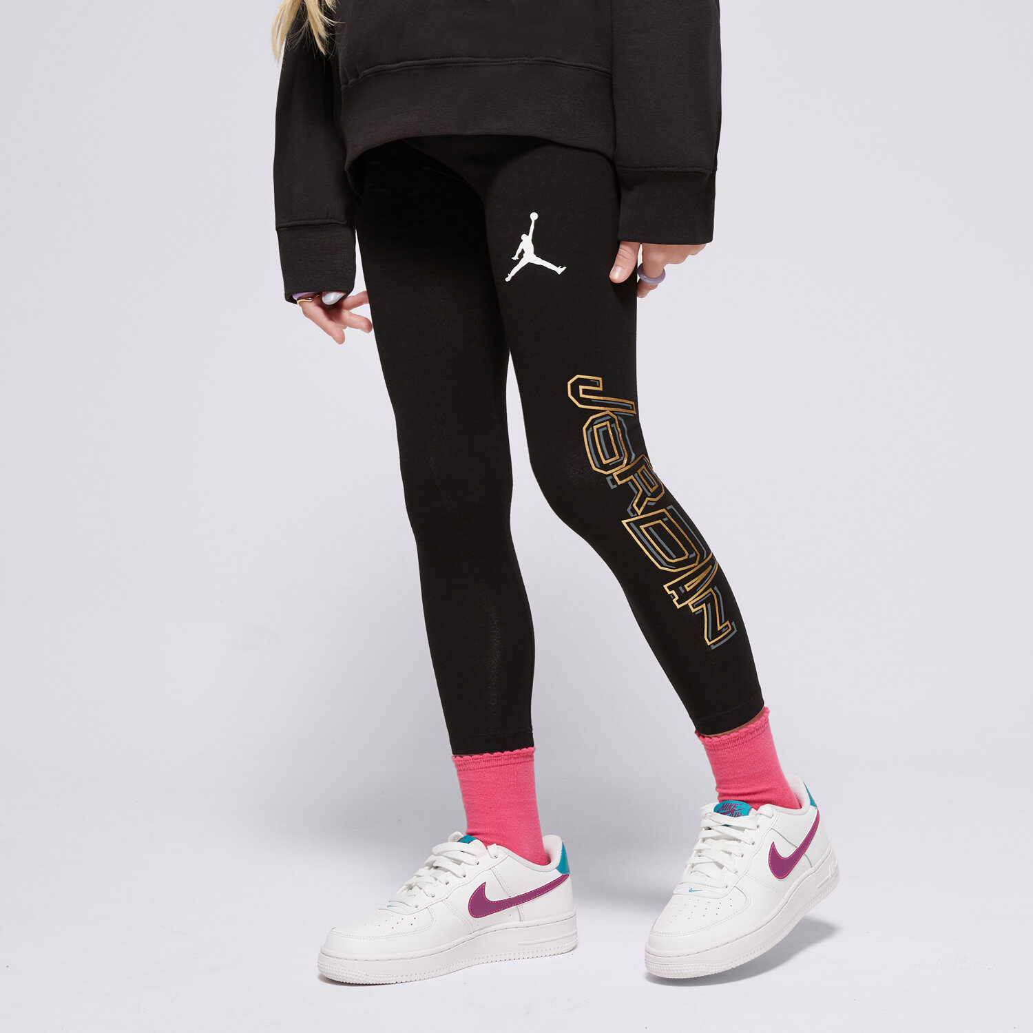 Kinder Hosen JORDAN LEGGINGS TAKE FLIGHT LEGGING 45C803-023 Schwarz