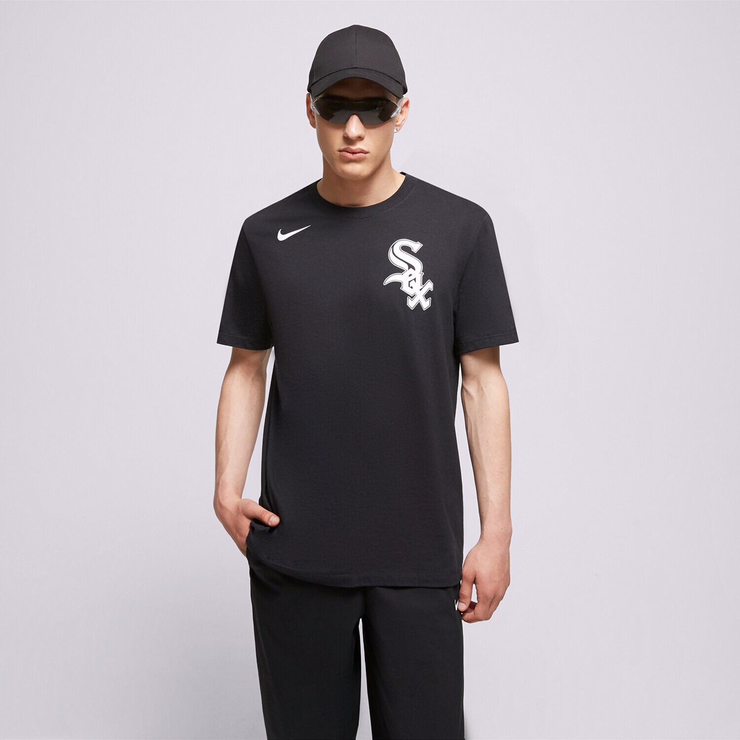 Herren T-Shirt NIKE T-SHIRT CHICAGO WHITE SOX MLB N199-00A-RX-M3X Schwarz