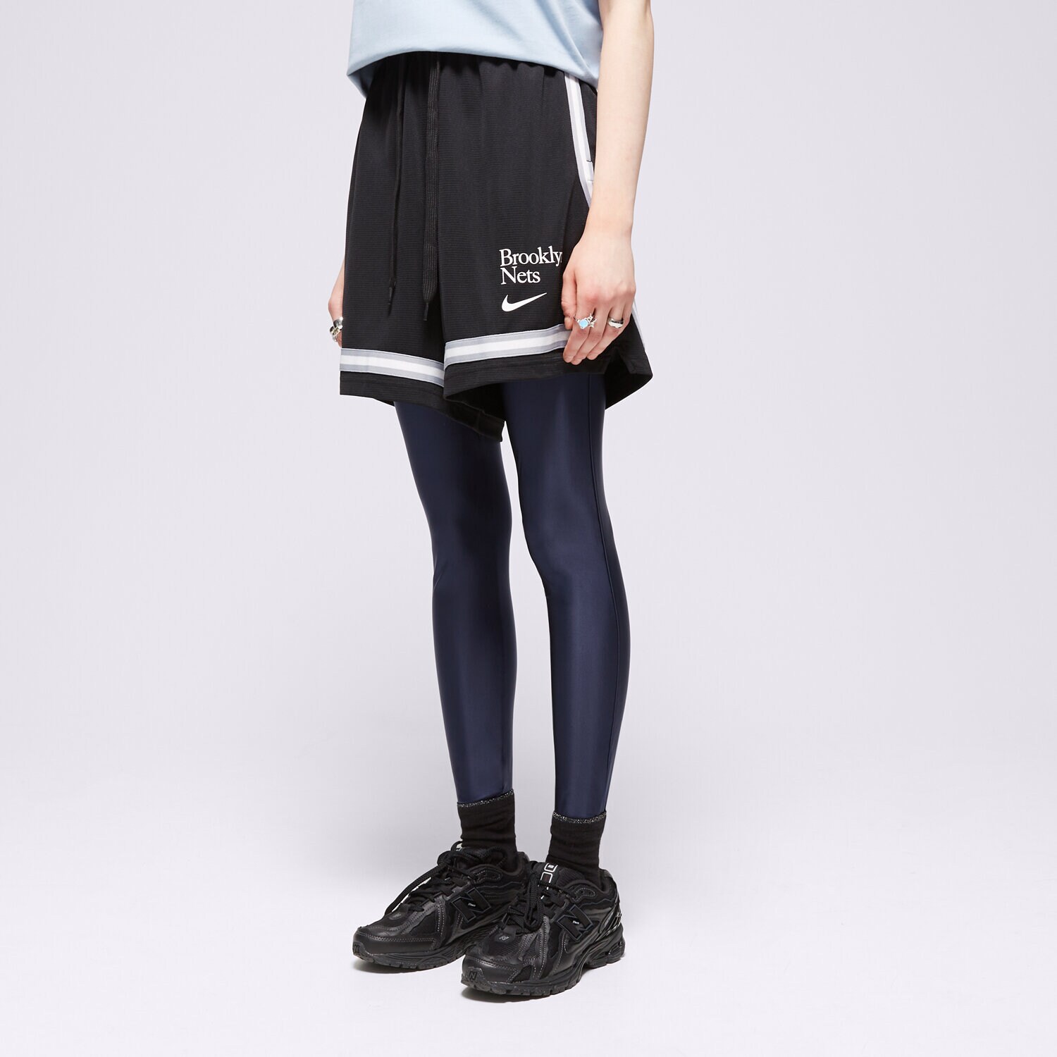 Damen Shorts NIKE SHORTS BKN WNK DF FLY CRSSOVR SHR GX NBA FD8952-010 Schwarz