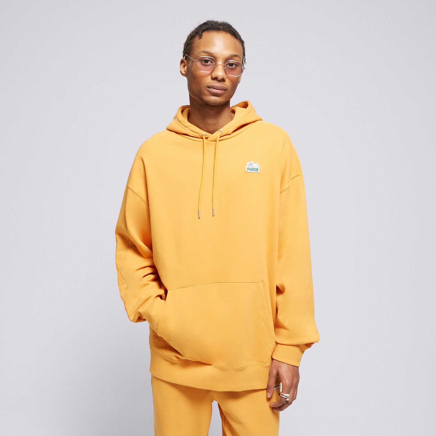 Herren PUMA HOODIE T7 FOR THE FANBASE SUPER 62503691 Orange
