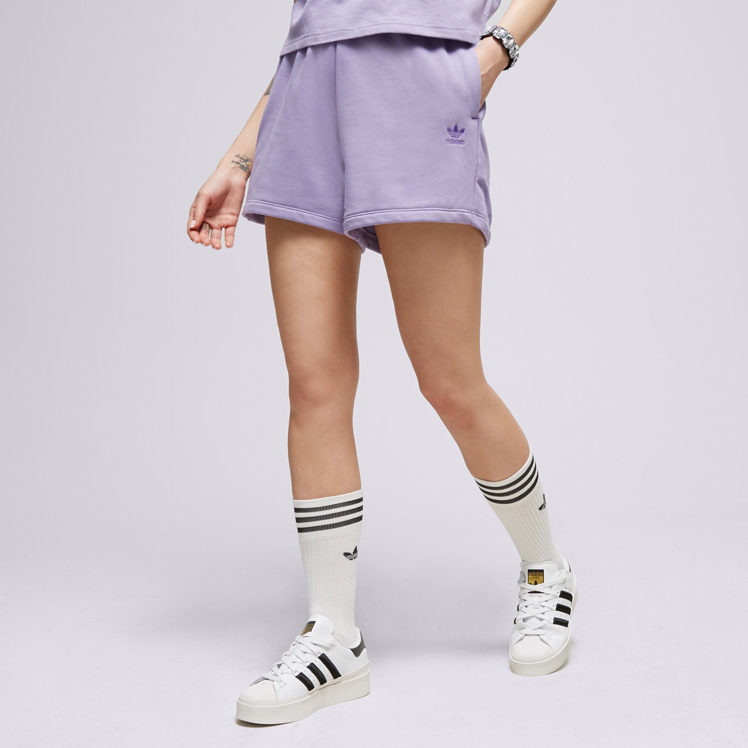 Damen Shorts ADIDAS SHORTS SHORTS IA6449 Blau