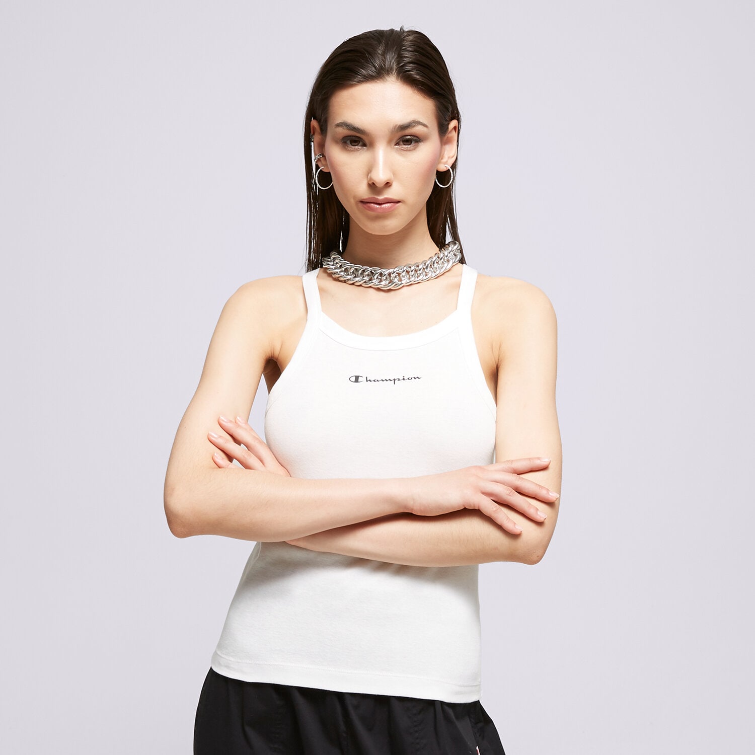 Damen T-Shirt CHAMPION TANK TANK TOP 116121WW001 Weiß