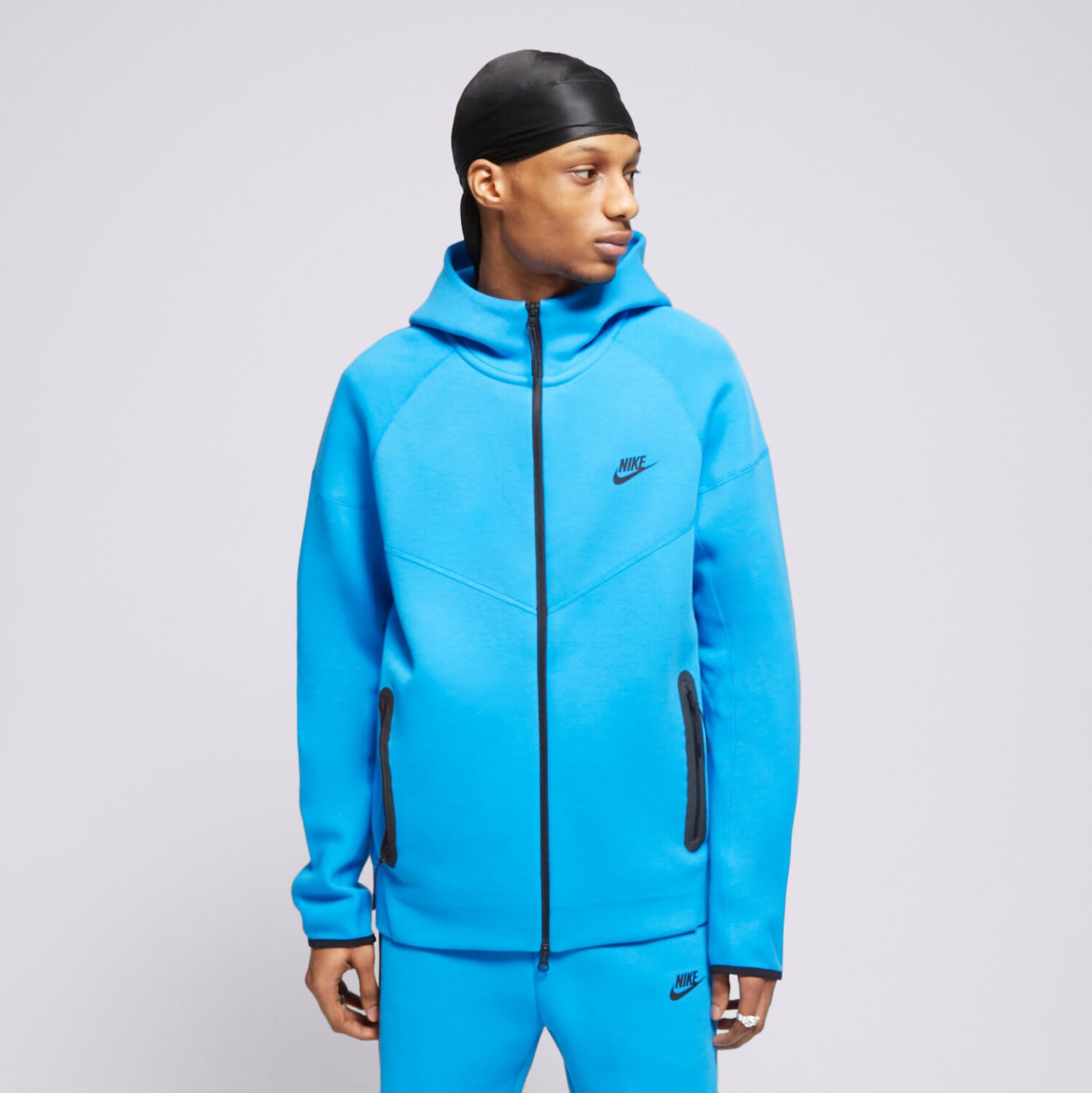 Herren NIKE HOODIE M NK TCH FLC FZ WR HOODIE TECH FB7921-435 Blau