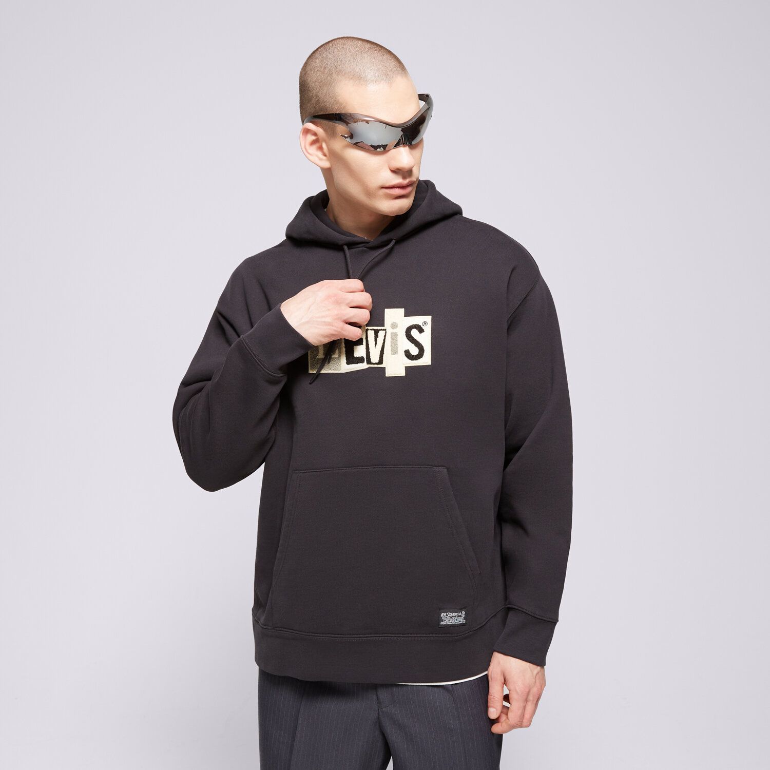Herren LEVI'S HOODIE SKATE HOODED SWEATSHIRT A1008-0011 Schwarz