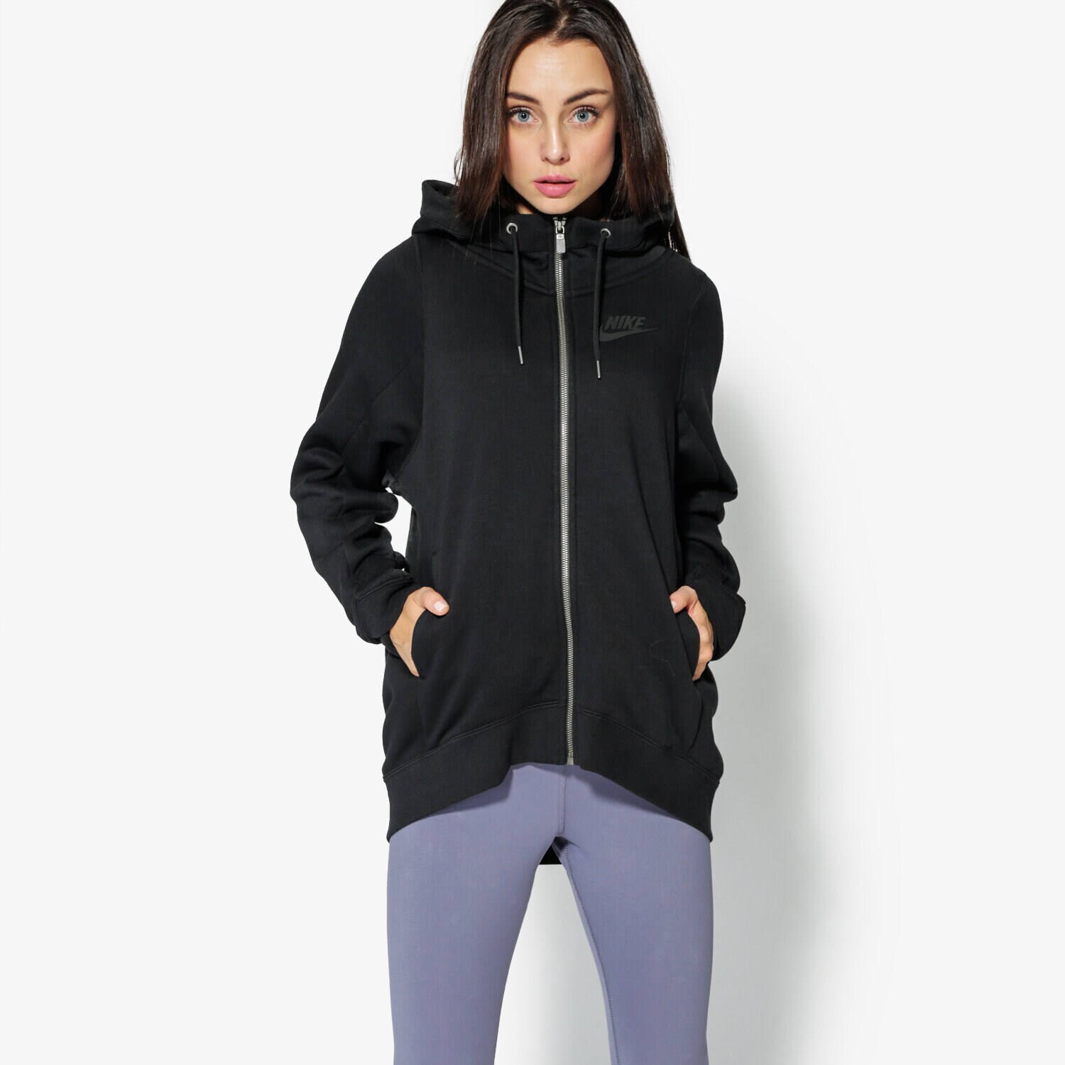 Damen NIKE SWEATSHIRT W NSW MODERN CAPE 885595-010 Schwarz