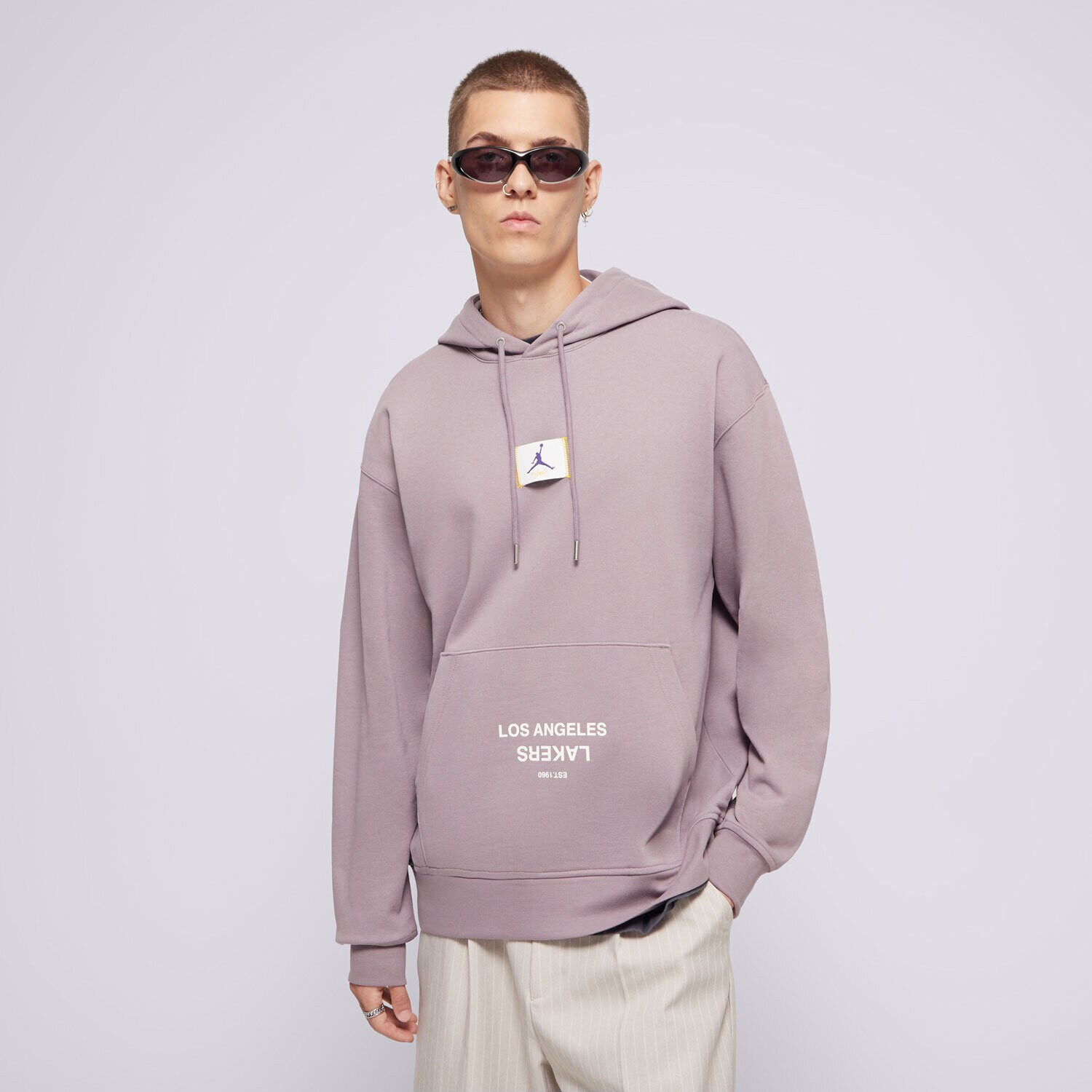 Herren NIKE HOODIE LAL MNK FLC PO CTS ST NBA FV8254-524 Violet