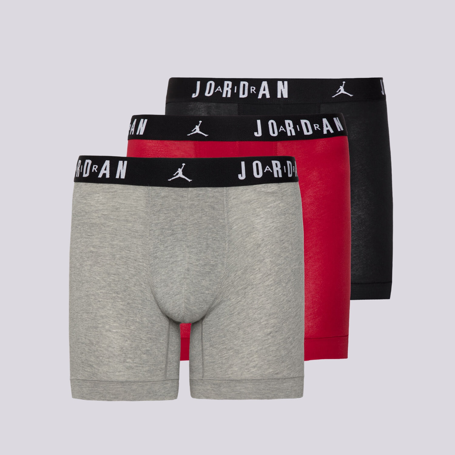Herren Unterwäsche JORDAN BOXERSHORTS FLIGHT COTTON CORE 3PK BB JM0622-H24 Multicolor