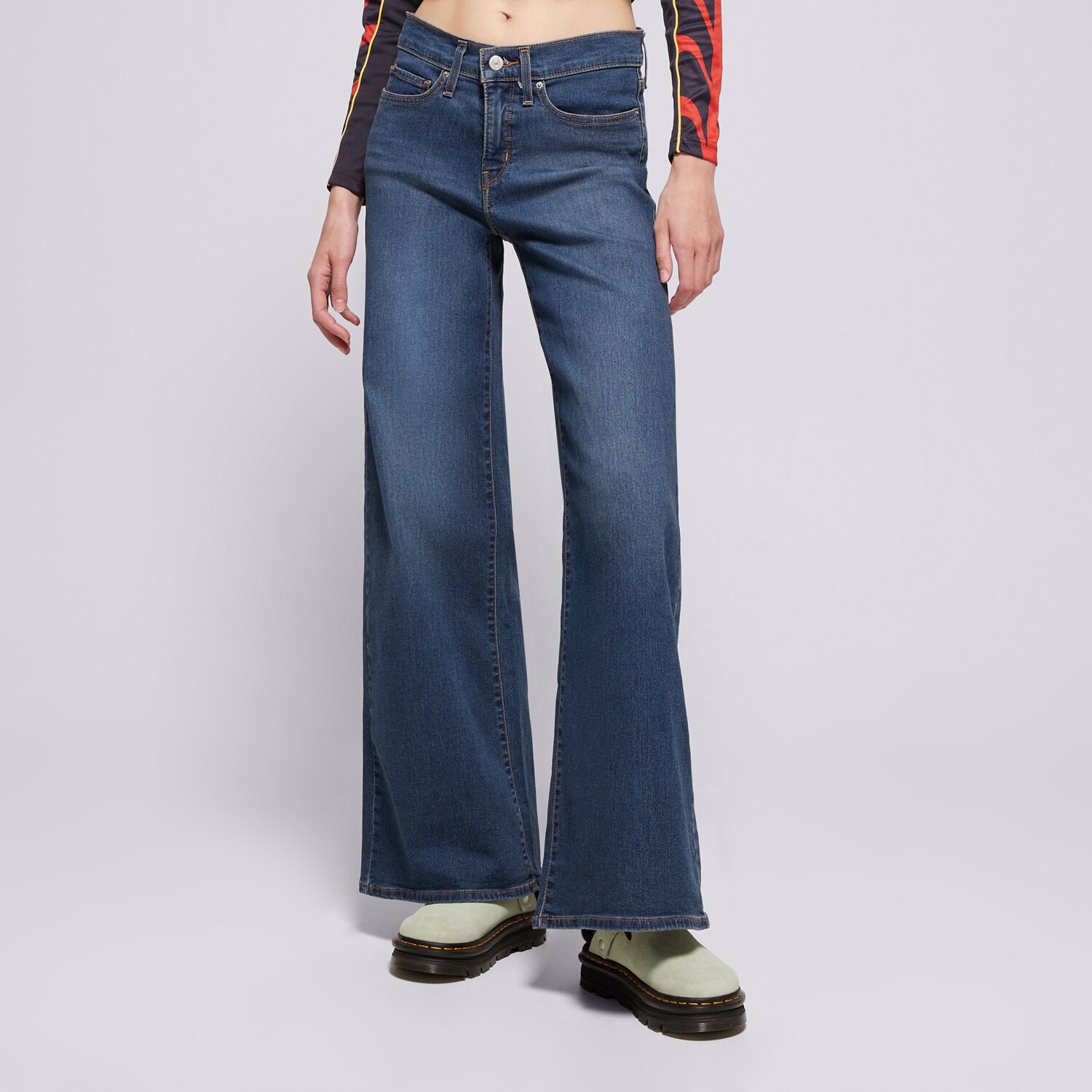 Damen Hosen LEVI'S HOSE 318 SHAPING WIDE LEG 001PZ-0001 Blau