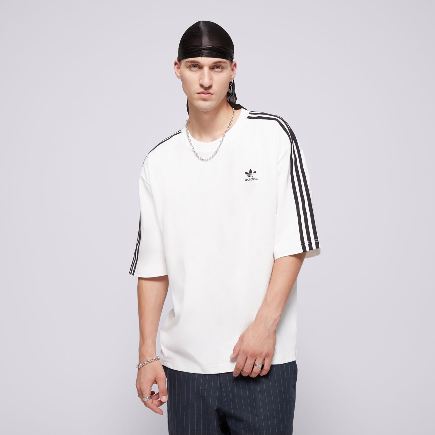 Herren T-Shirt ADIDAS T-SHIRT OVERSIZE TEE IZ2474 Weiß