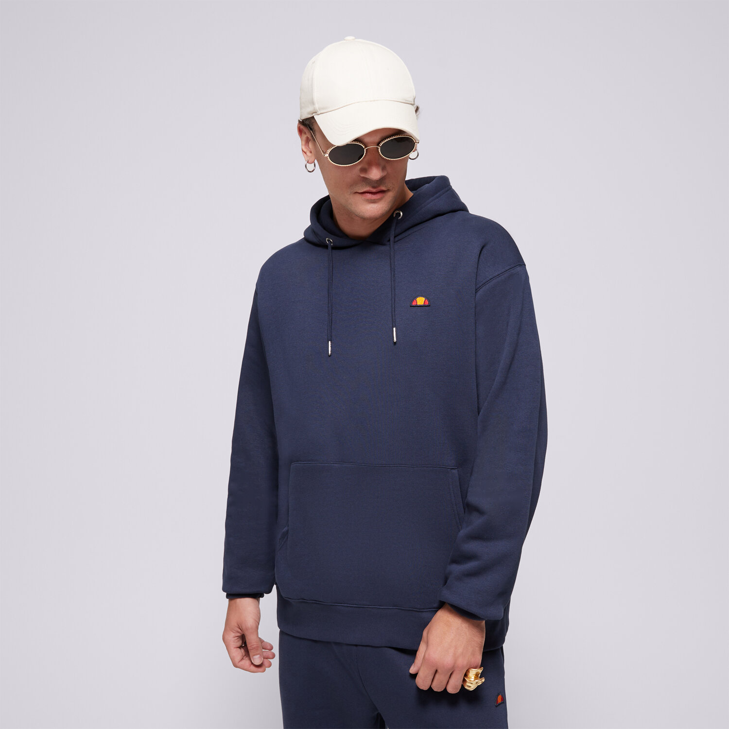 Herren ELLESSE HOODIE VARON OH HOODY NAVY SMG22037429 Dunkelblau