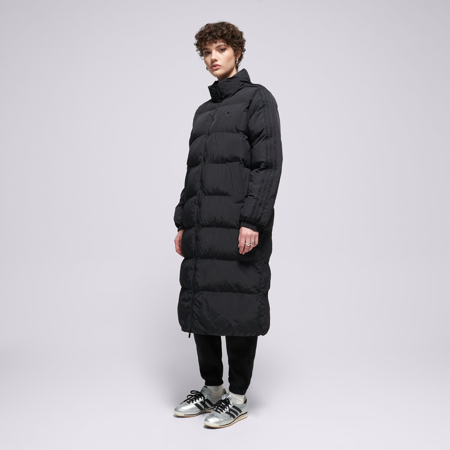 Damen Winterjacke ADIDAS JACKE LONG PUFFER JX2957 Schwarz