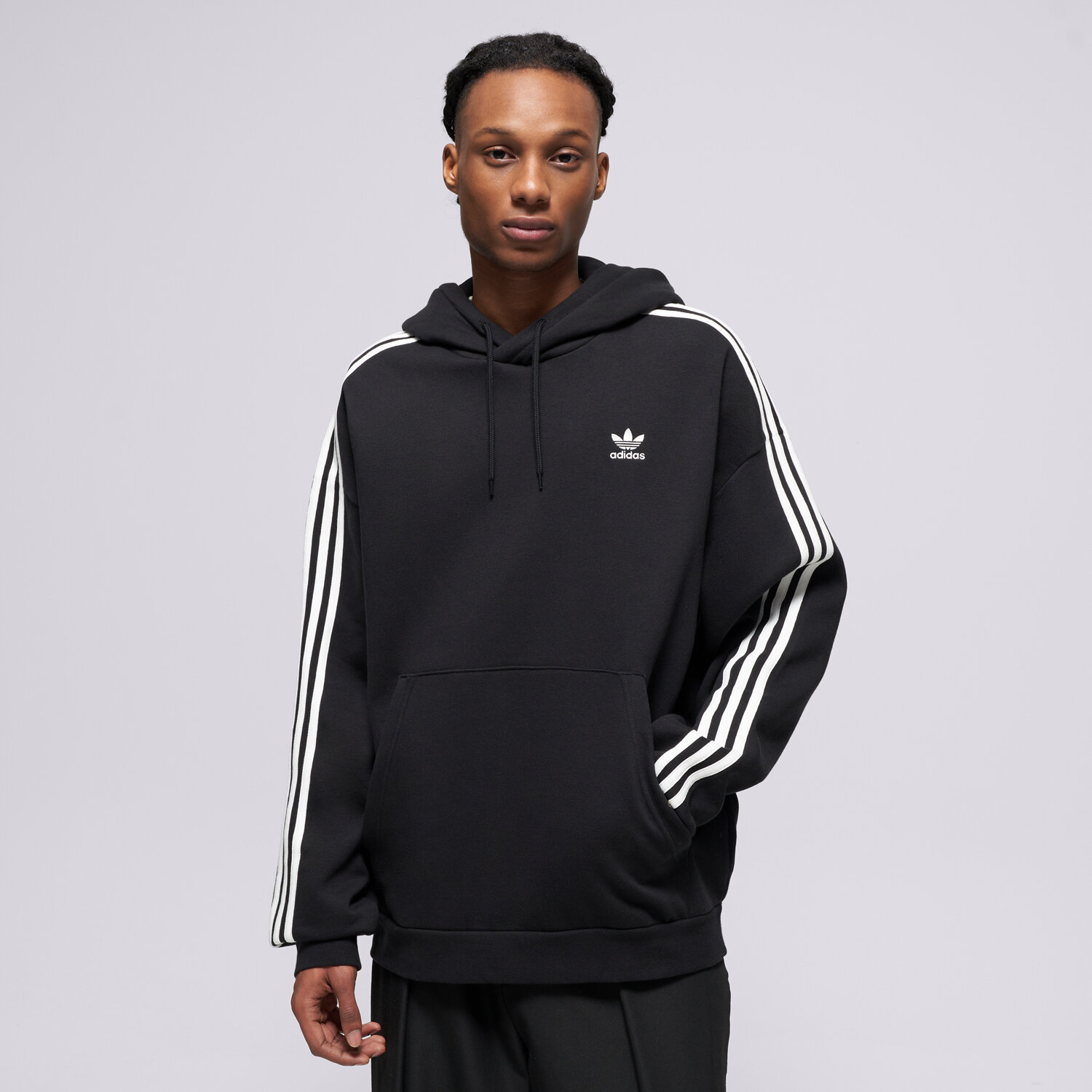 Herren ADIDAS HOODIE BAGGY HOODIE JC6251 Schwarz