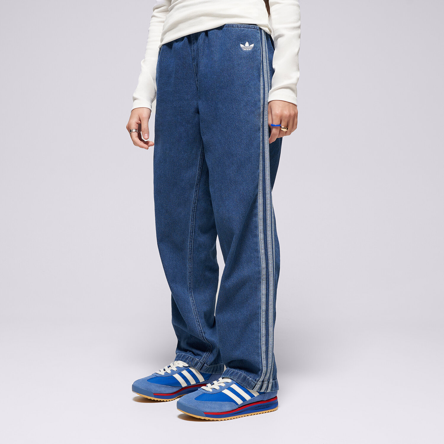 ADIDAS HOSE DENIM G JC7877 Blau