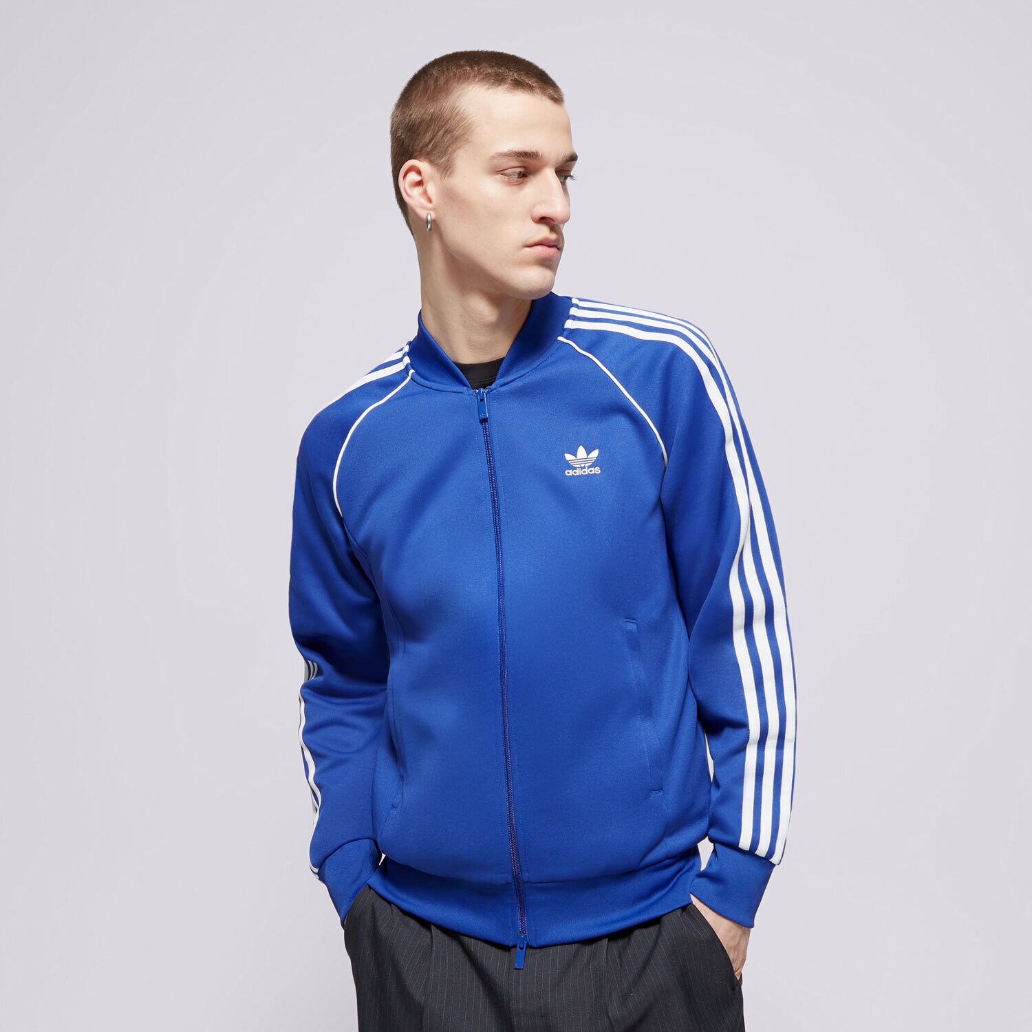 Herren ADIDAS SWEATSHIRT SST TT IY9850 Blau