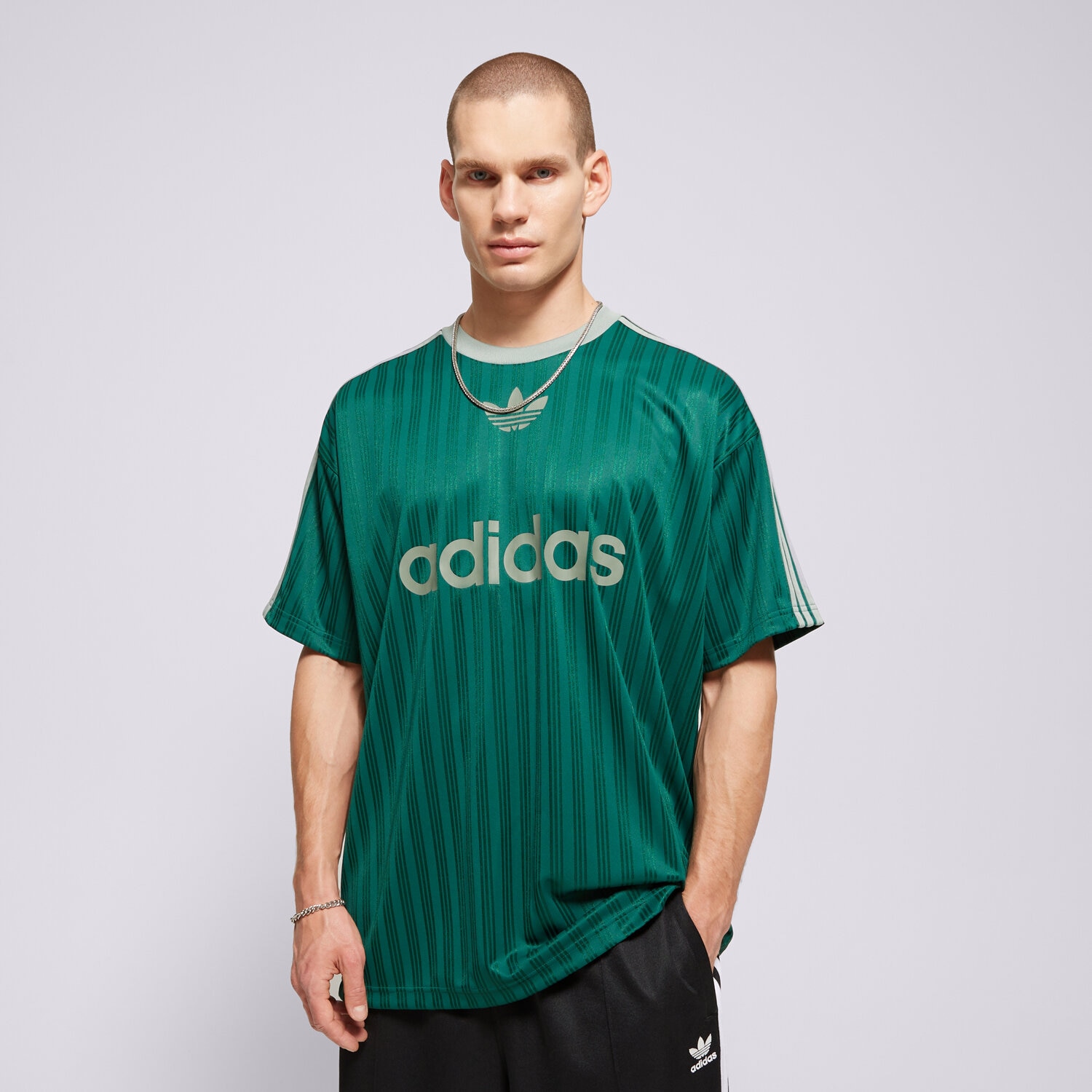 Herren T-Shirt ADIDAS T-SHIRT ADICOLOR POLY T JP1028 Grün