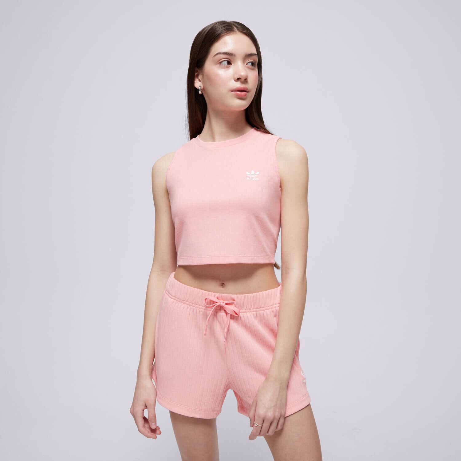 ADIDAS TOP RIB TANK TOP GIRLS JC8432 Rosa