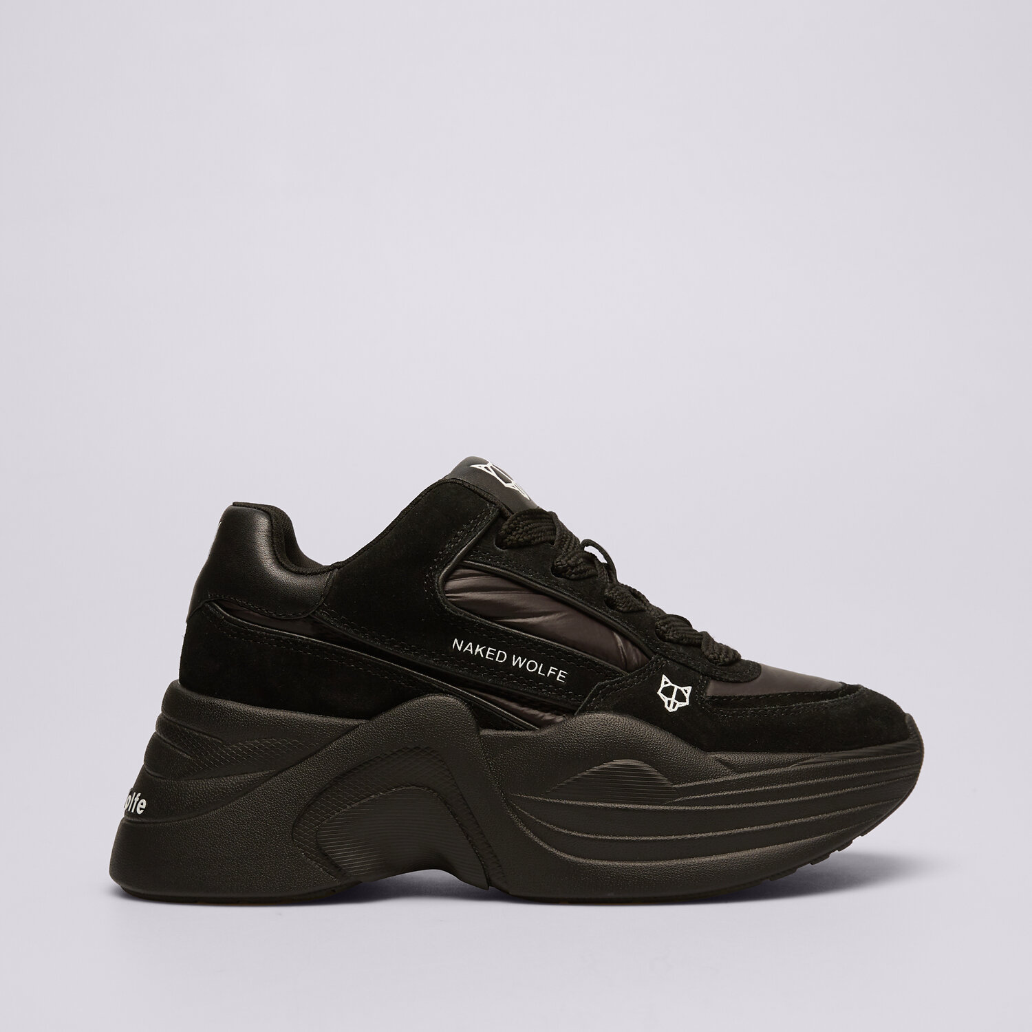 Damen Sneaker NAKED WOLFE TEMPLE NWTEMPLEBLACK Schwarz