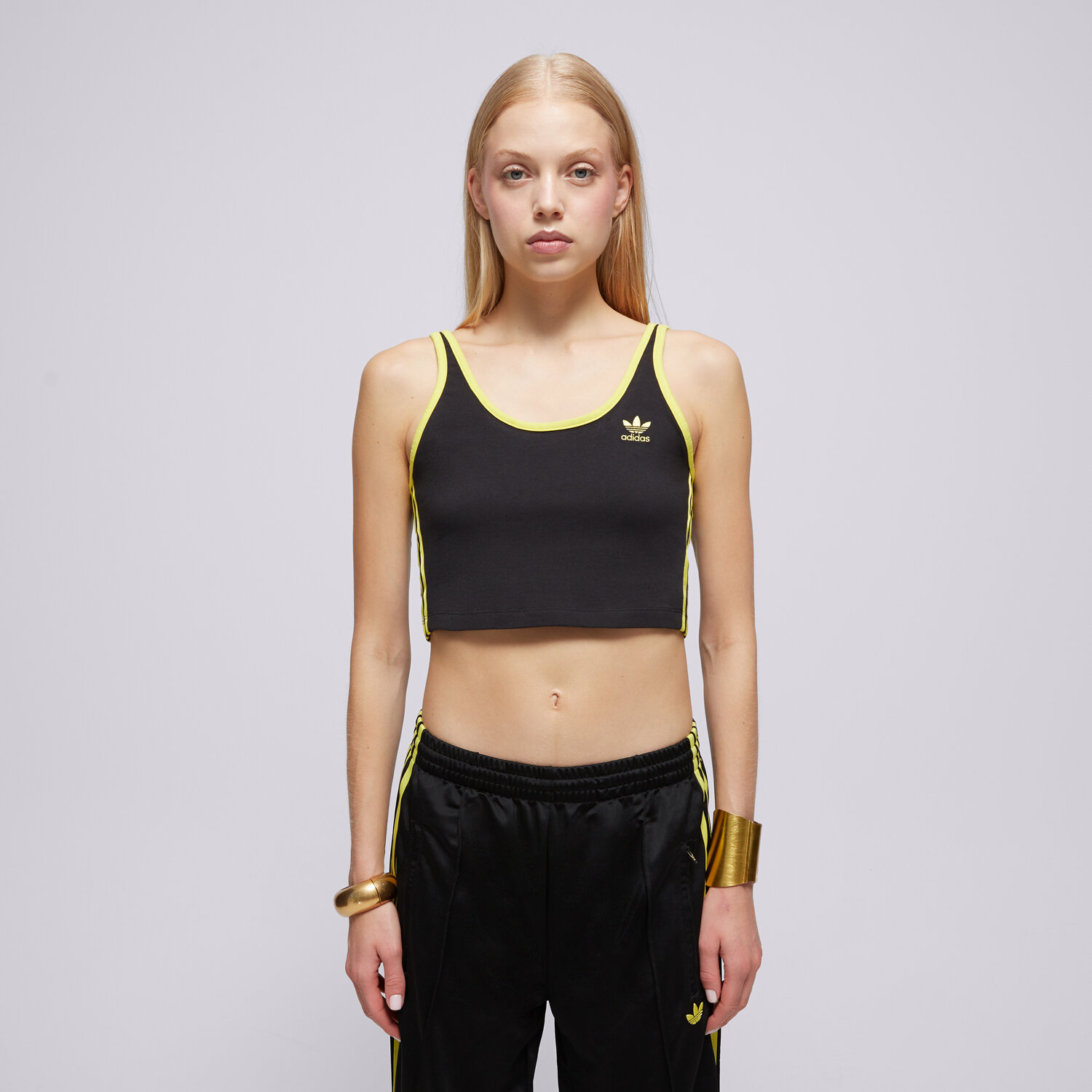 Damen T-Shirt ADIDAS TOP 3S BRA TOP JP2292 Schwarz