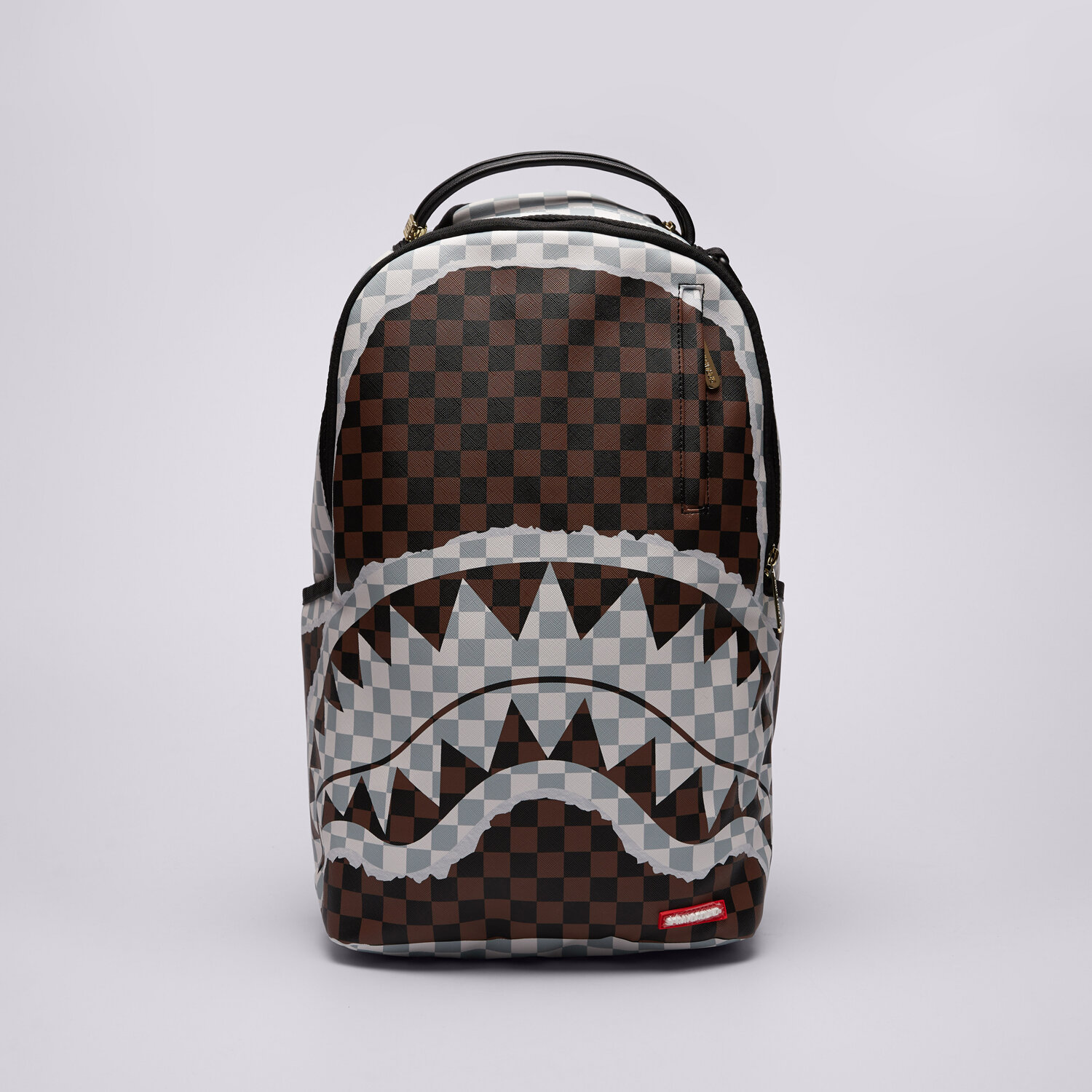 Damen Rucksack SPRAYGROUND RUCKSACK CREAM AND BROWN TEAR CHECK 910B8290NSZ Braun