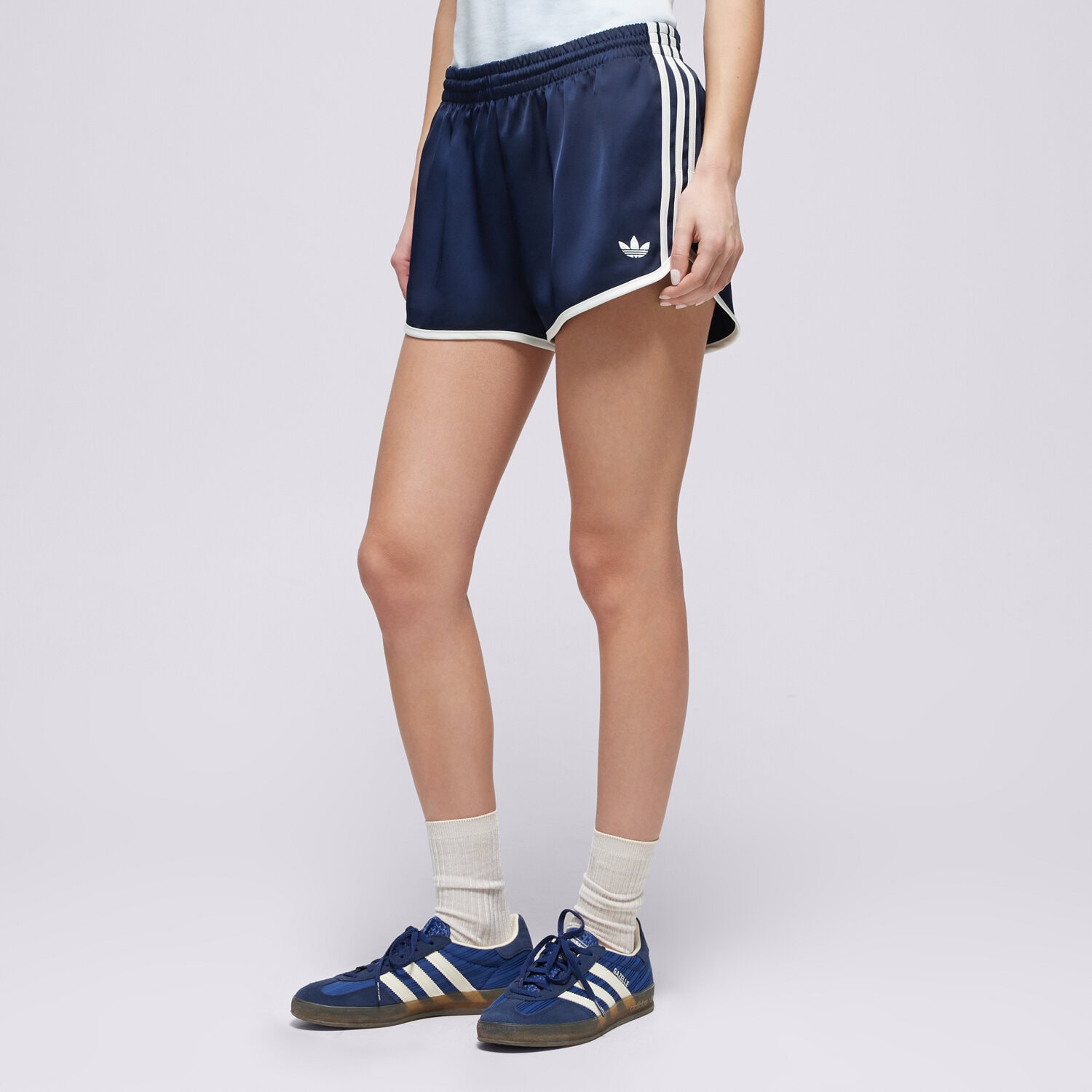 Damen Shorts ADIDAS SHORTS 3S SPRNTR SHORT KC9007 Dunkelblau