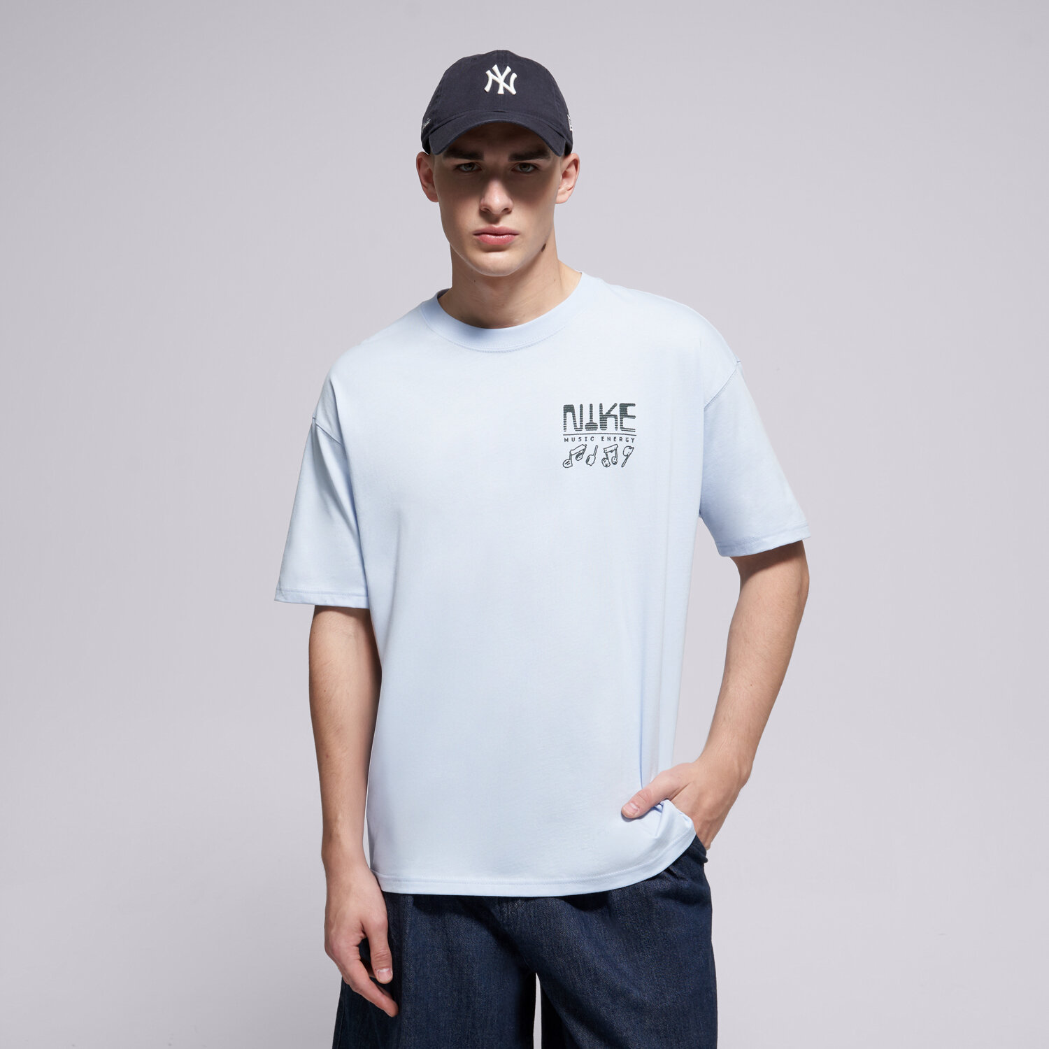 Herren T-Shirt NIKE T-SHIRT NSW LSE SWOOSH SOUNDS IH1369-407 Blau