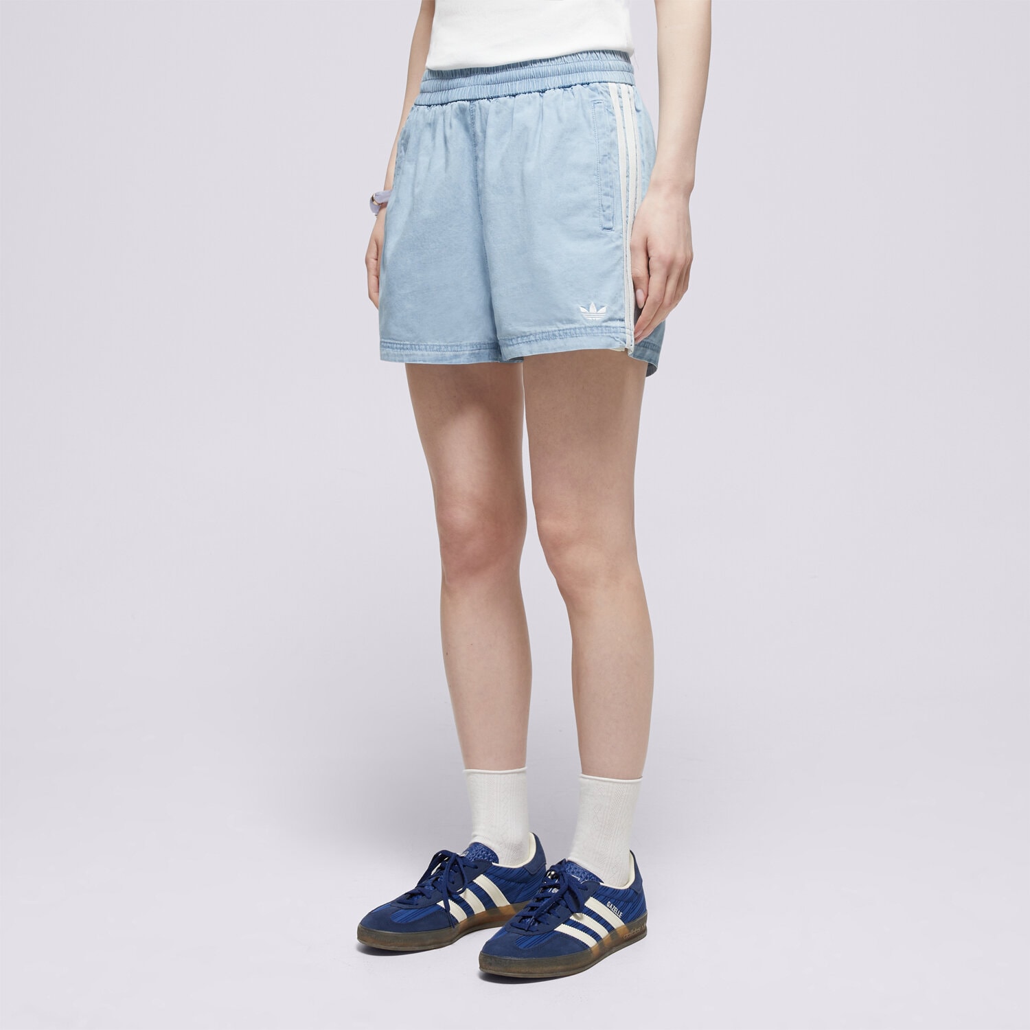 Damen Shorts ADIDAS SHORTS DENIM SHORTS KY3170 Blau
