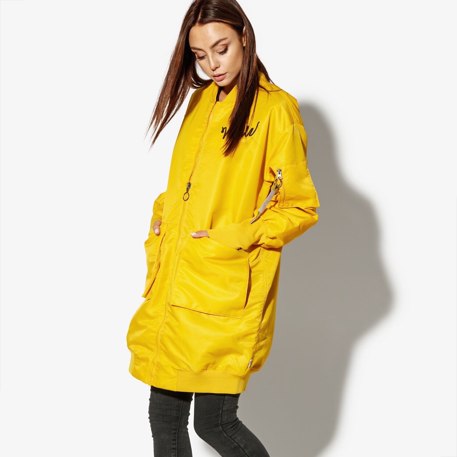 Damen Winterjacke NIKE JACKE W NSW PARKA INSULATED MA1 NSW 932049-752 Gelb