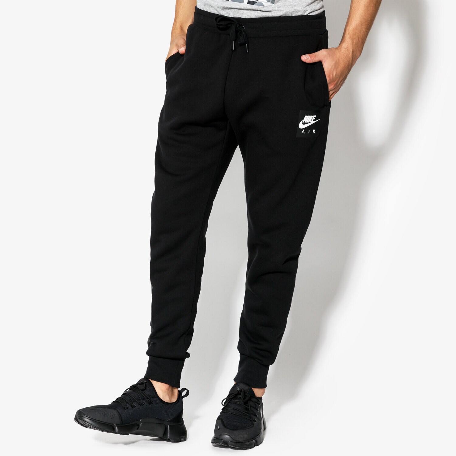 Herren Hosen NIKE HOSE M NSW PANT FLC NIKE AIR 928637-010 Schwarz