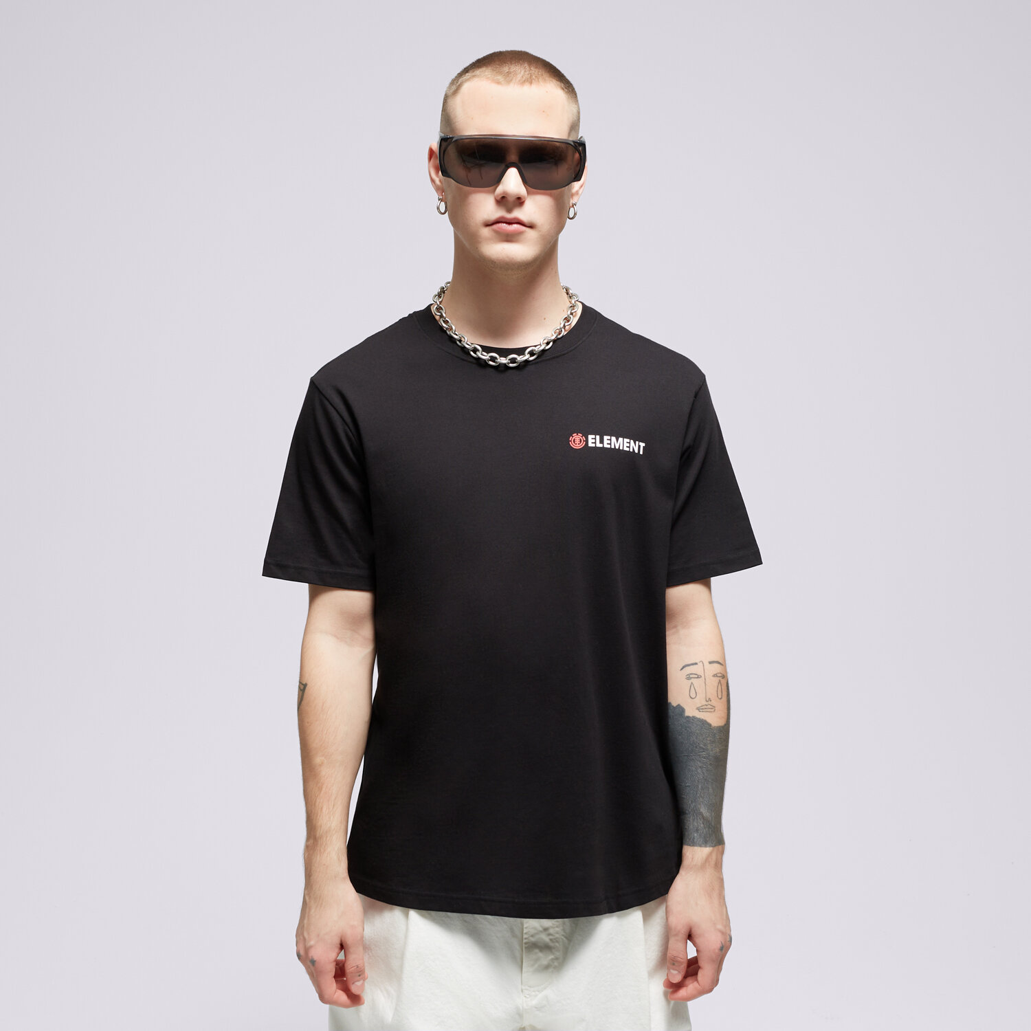 Herren T-Shirt ELEMENT T-SHIRT BLAZIN CHEST SS ELYZT00264-FBK Schwarz