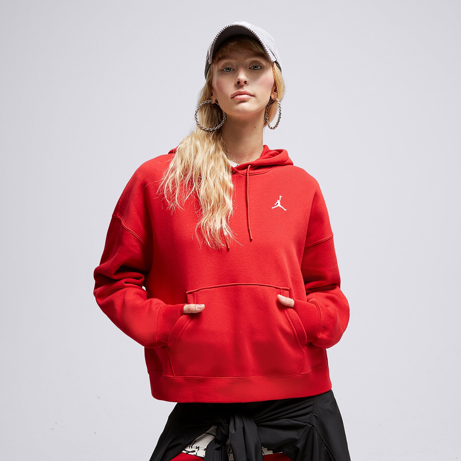 JORDAN HOODIE W J BRKLN FLC Rot FN4488 687 Sizeer