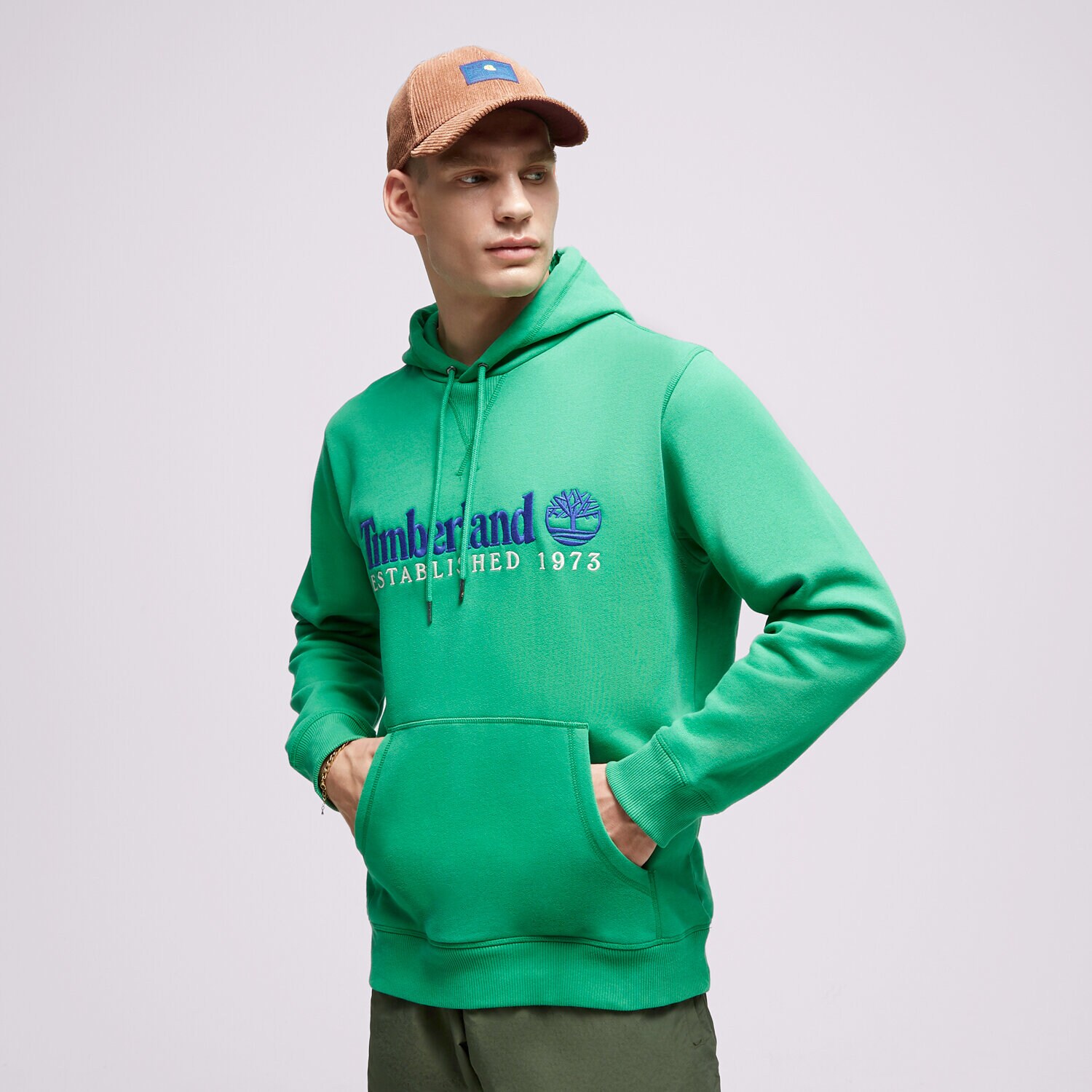 Herren TIMBERLAND HOODIE LS 50TH ANNIVERSARY EST. 1973 TB0A6S5WED31 Grün