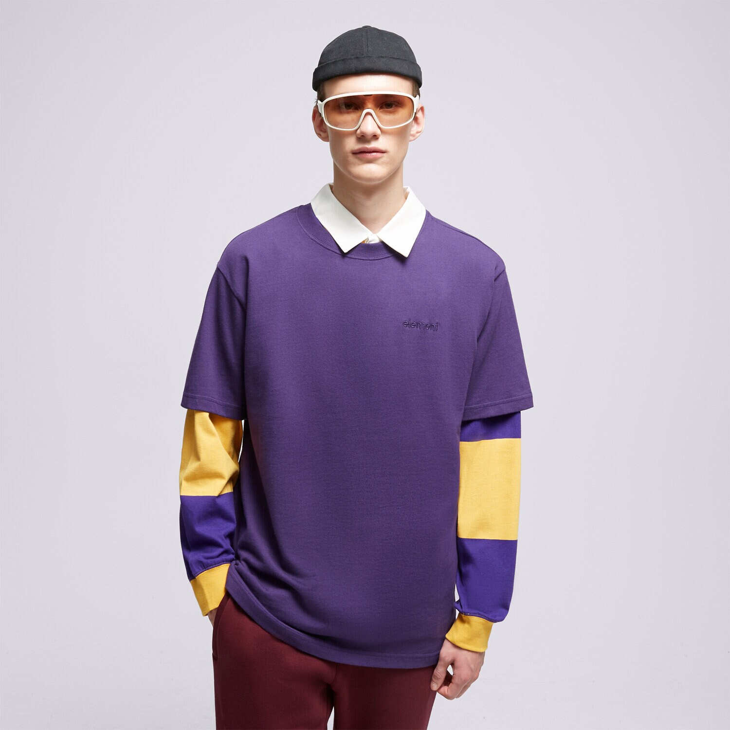 Herren T-Shirt ELEMENT T-SHIRT CRAIL 3.0 SS ELYKT00120-PSD0 Violet