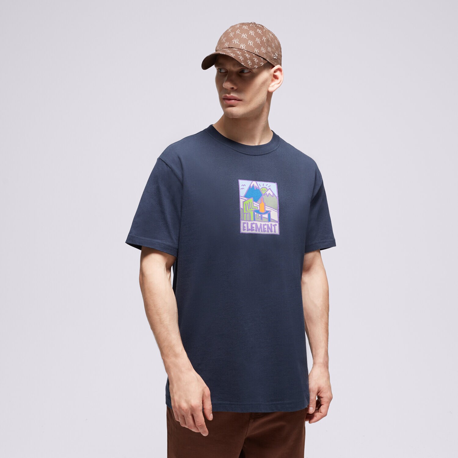 Herren T-Shirt ELEMENT T-SHIRT TREKKA SS ELYZT00315-ECN Schwarz