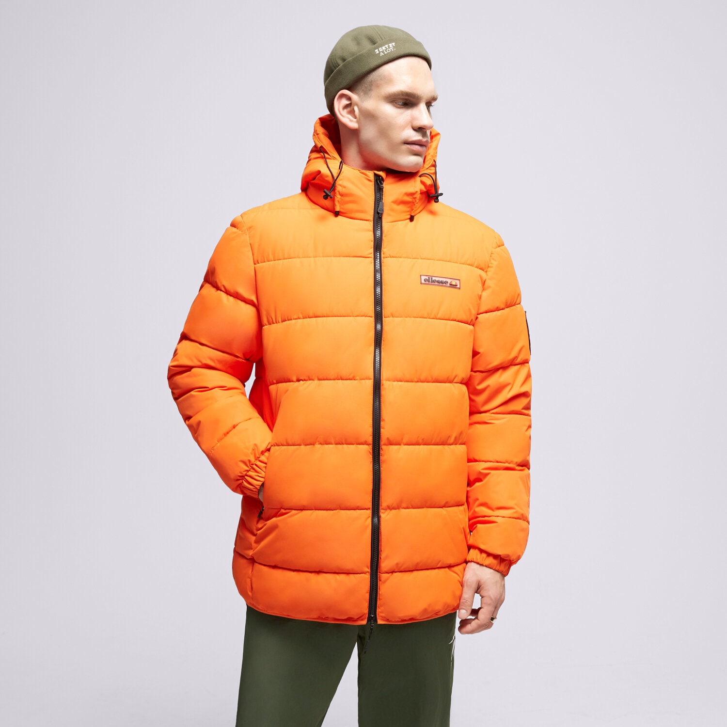 Herren Winterjacke ELLESSE DAUNENJACKE GERANA PADDED JACKET ORNG SHT19084704 Orange