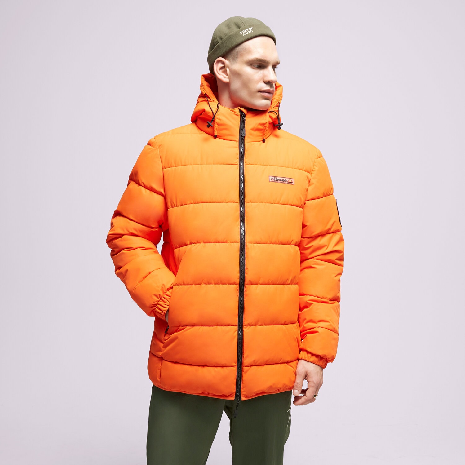 Herren Winterjacke ELLESSE DAUNENJACKE GERANA PADDED JACKET ORNG SHT19084704 Orange