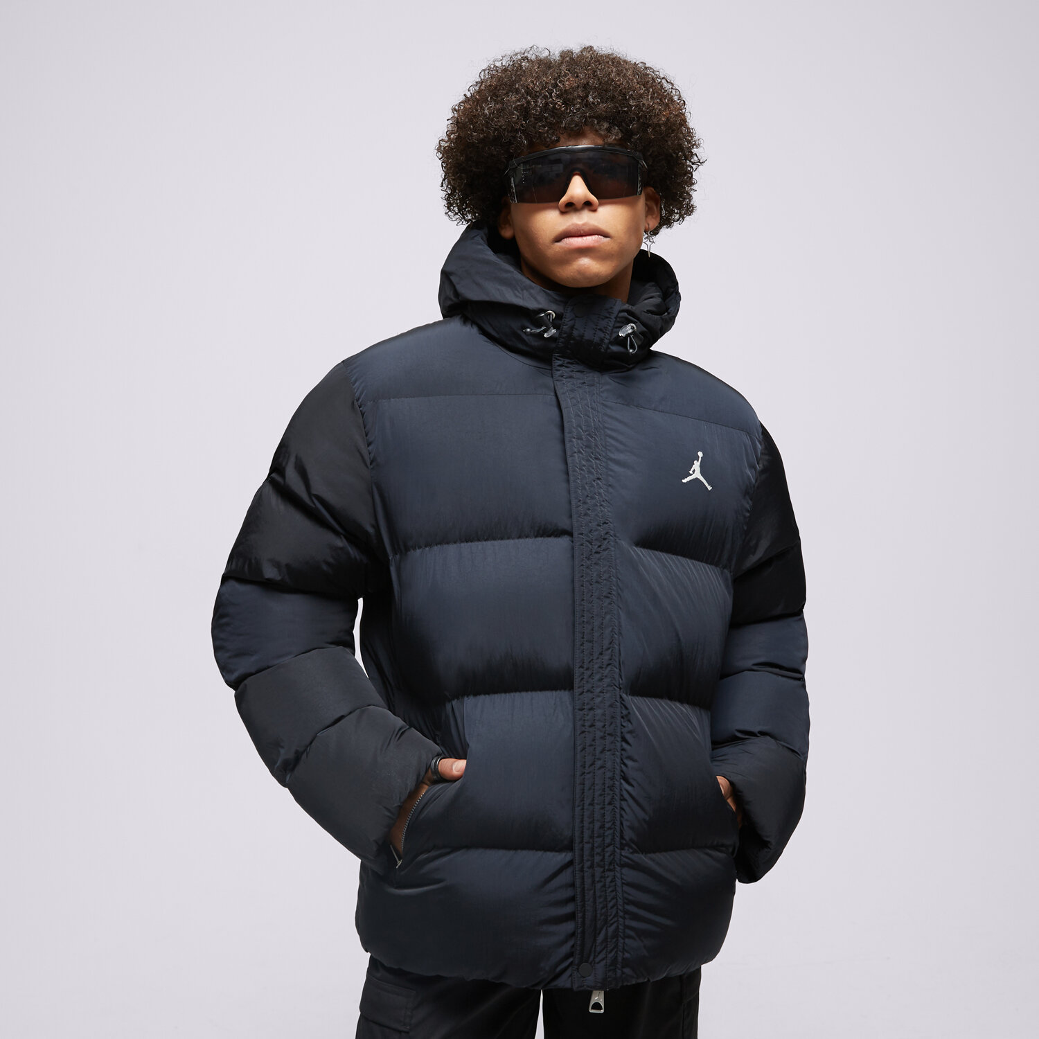 Herren Winterjacke JORDAN JACKE WINTER M J ECO PUFFER FB7311-010 Schwarz