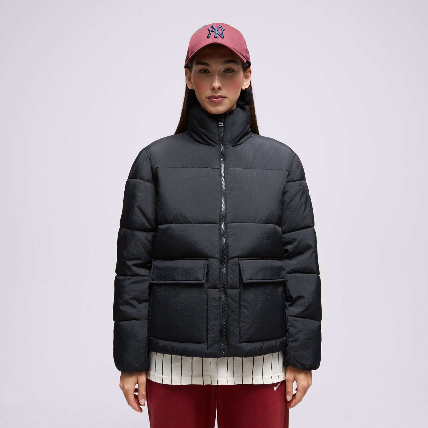 Damen Winterjacke CHAMPION JACKE WINTER POLYFILLED 116873KK001 Schwarz