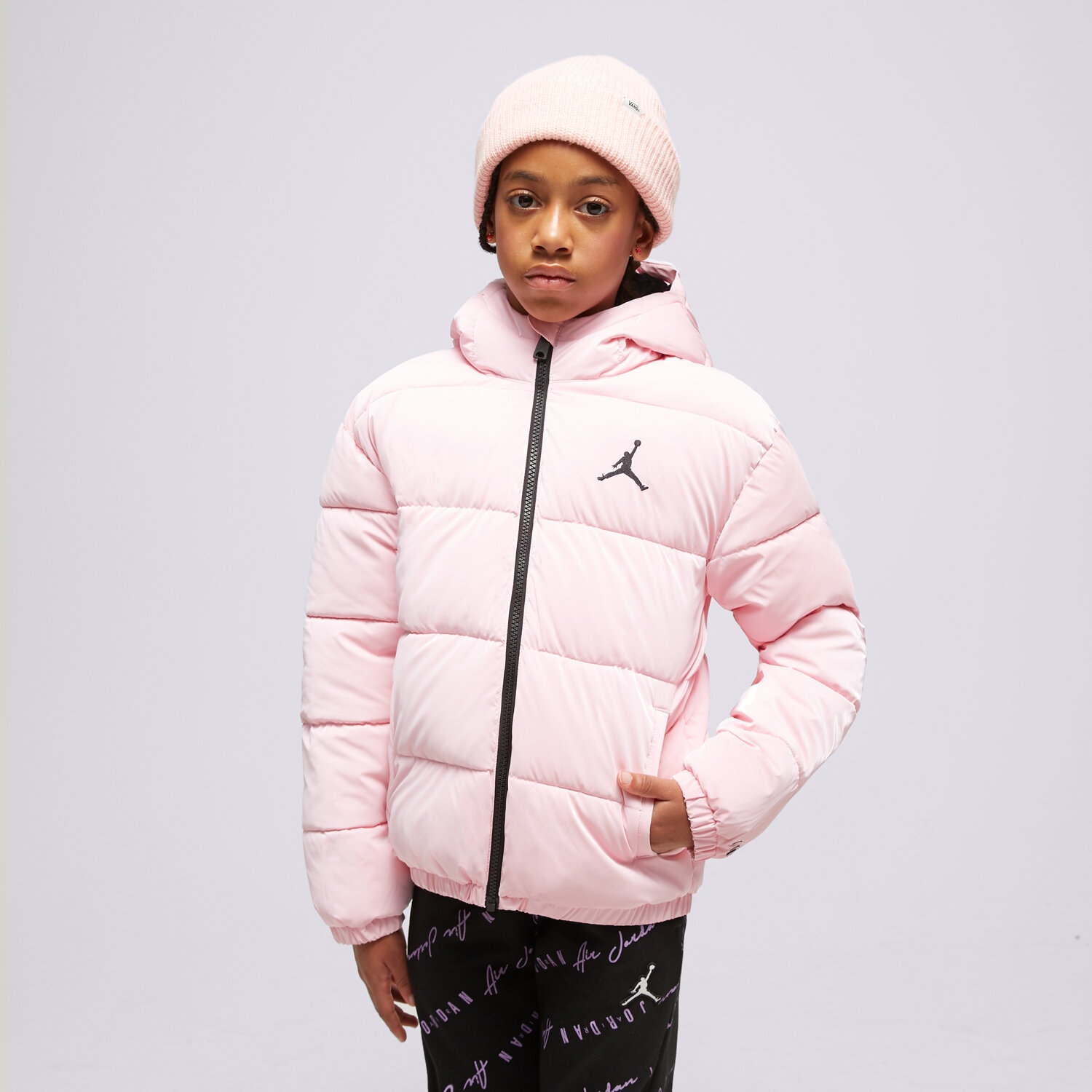 Kinder Übergangsjacke JORDAN JACKE WINTER JDG BOXY FIT GIRL 45C483-A0W Rosa