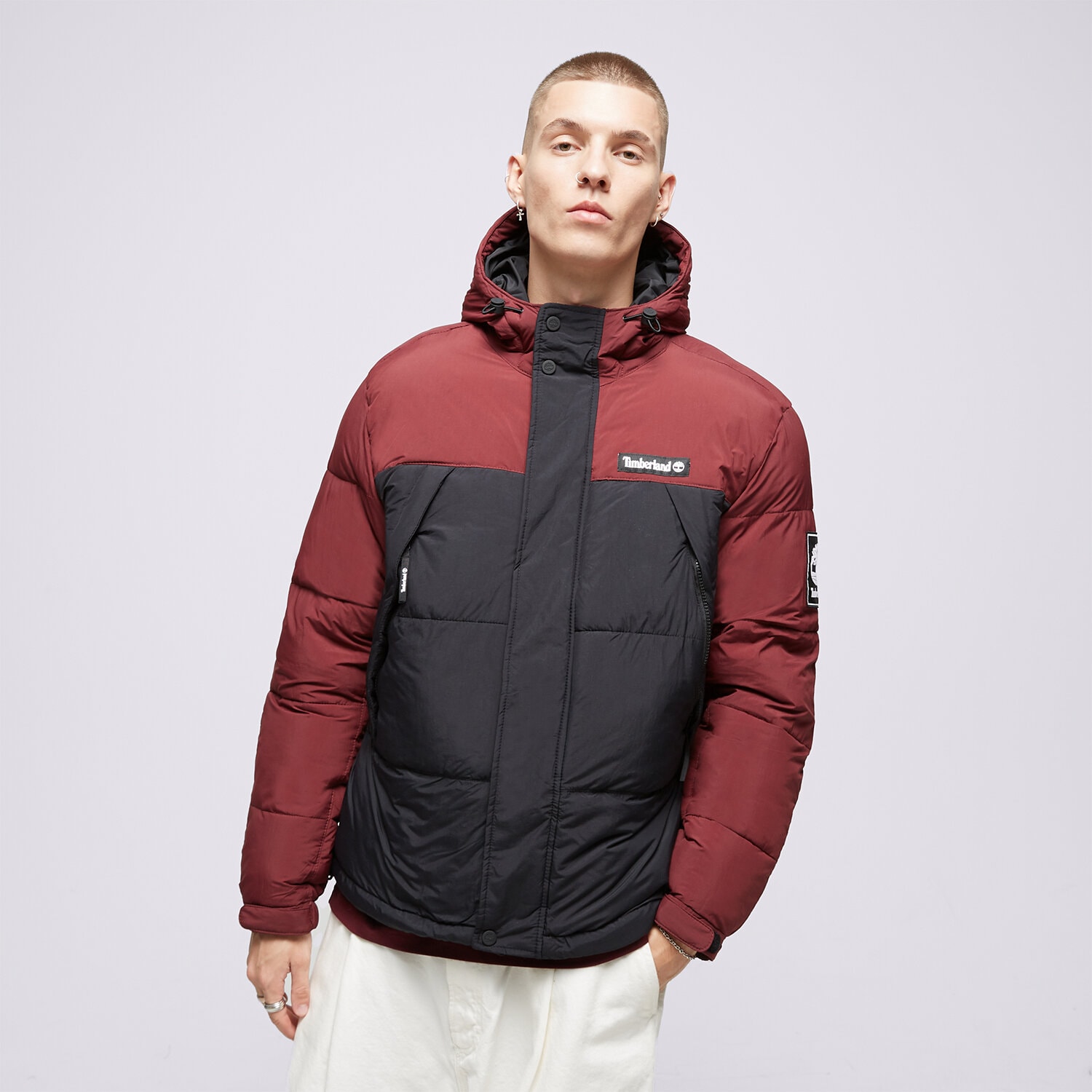 Herren Winterjacke TIMBERLAND DAUNENJACKE DWR OUTDOOR ARCHIVE TB0A6S41DX61 Dunkelrot