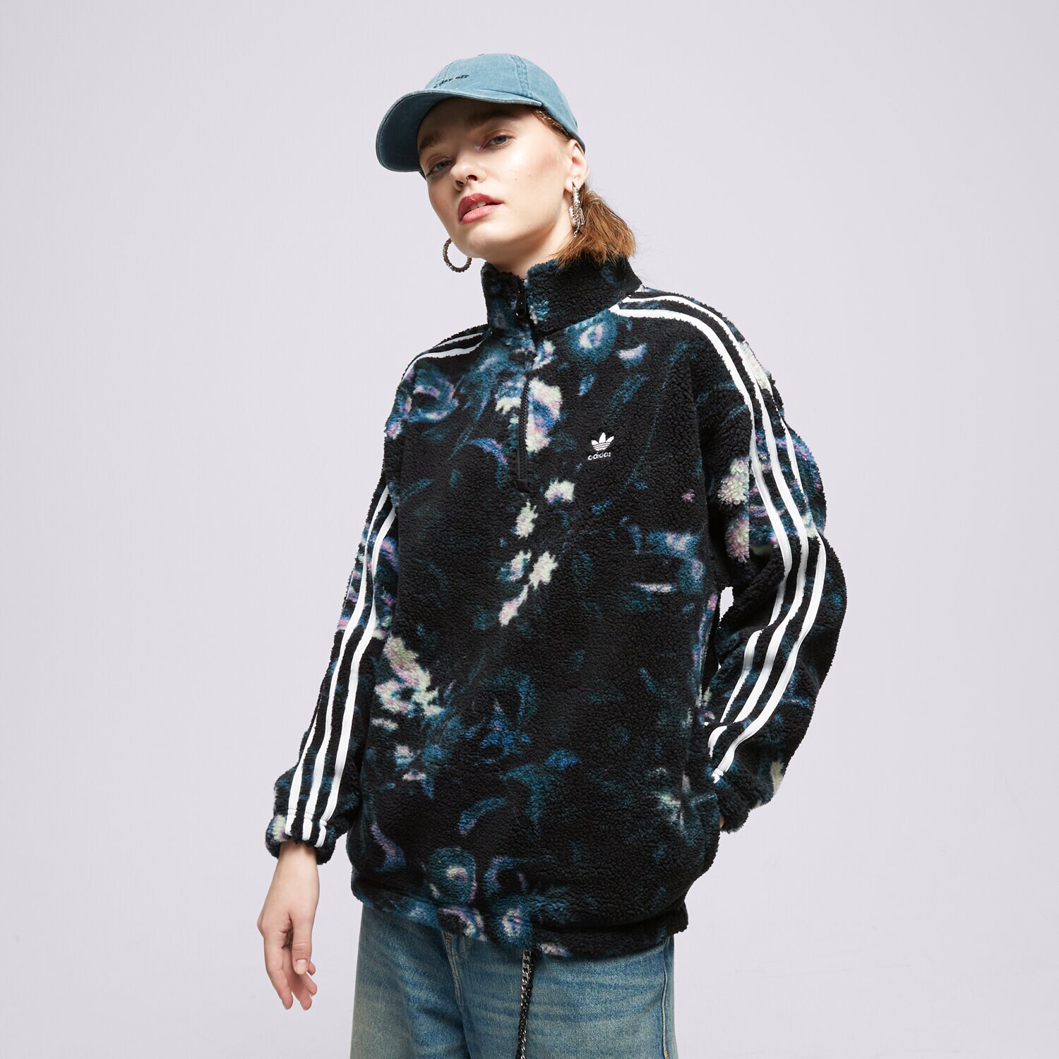 Damen ADIDAS FLEECESHIRT FLOWER FLEECE II8451 Multicolor