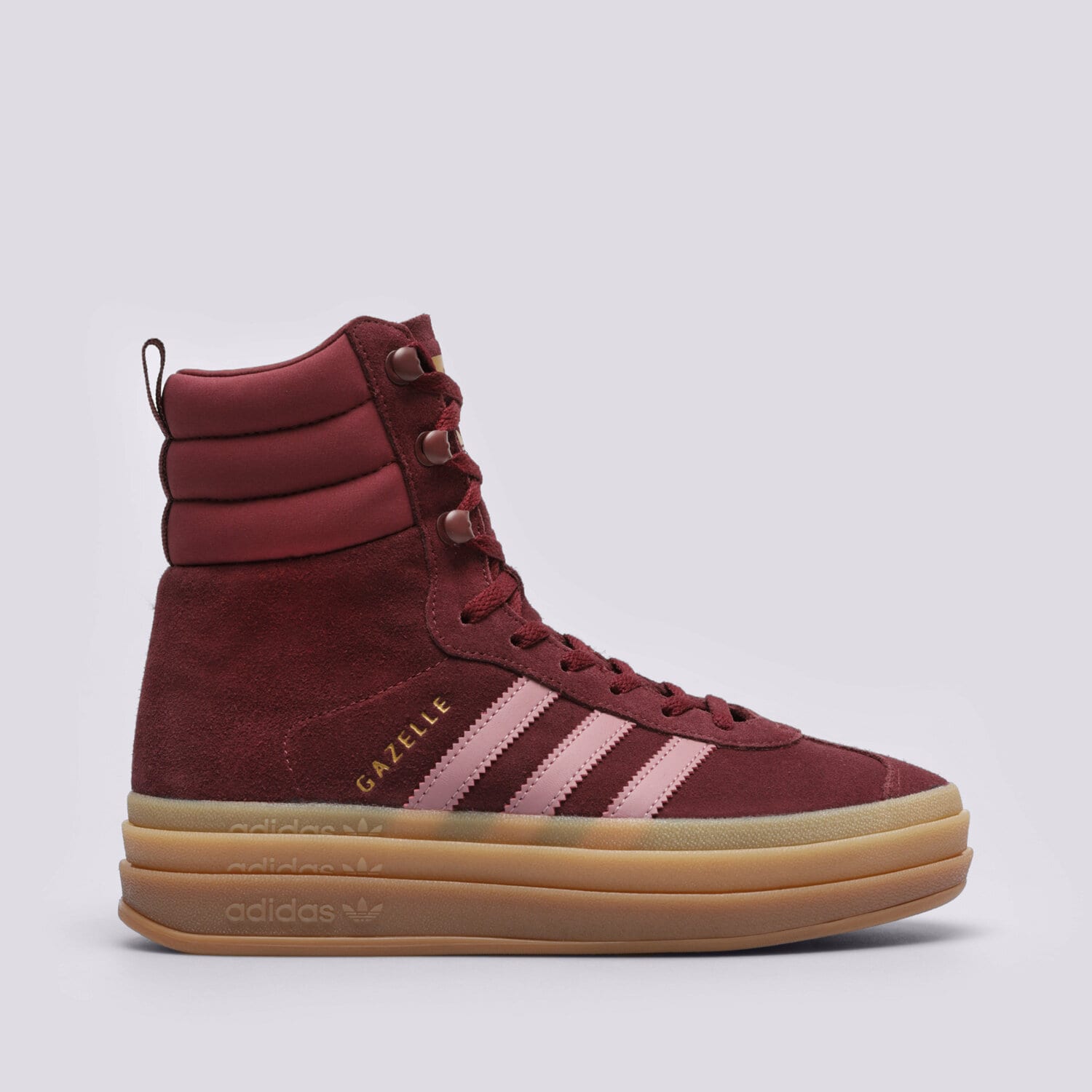 Damen Sneaker ADIDAS GAZELLE BOOT W ID6882 Dunkelrot