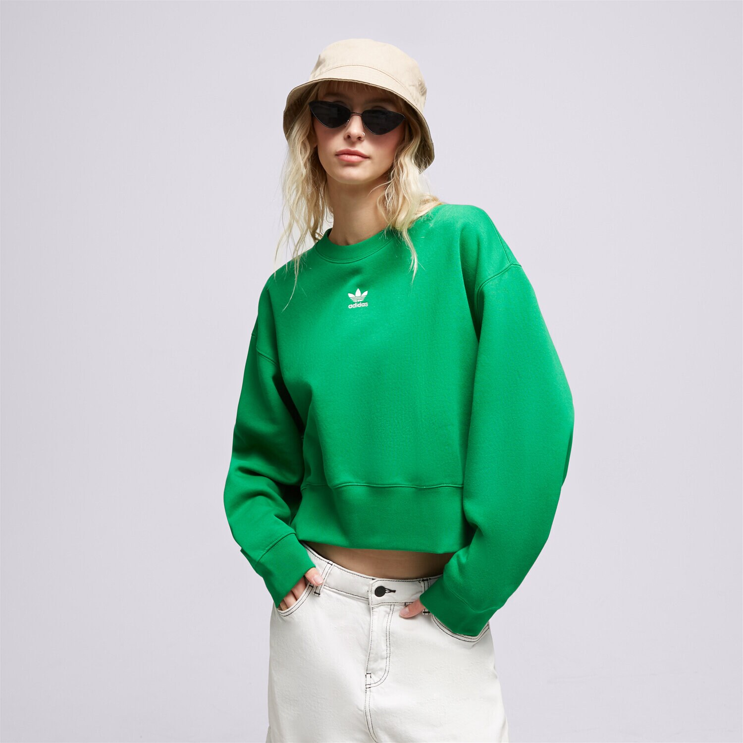 Damen ADIDAS SWEATSHIRT SWEATSHIRT IJ9772 Grün