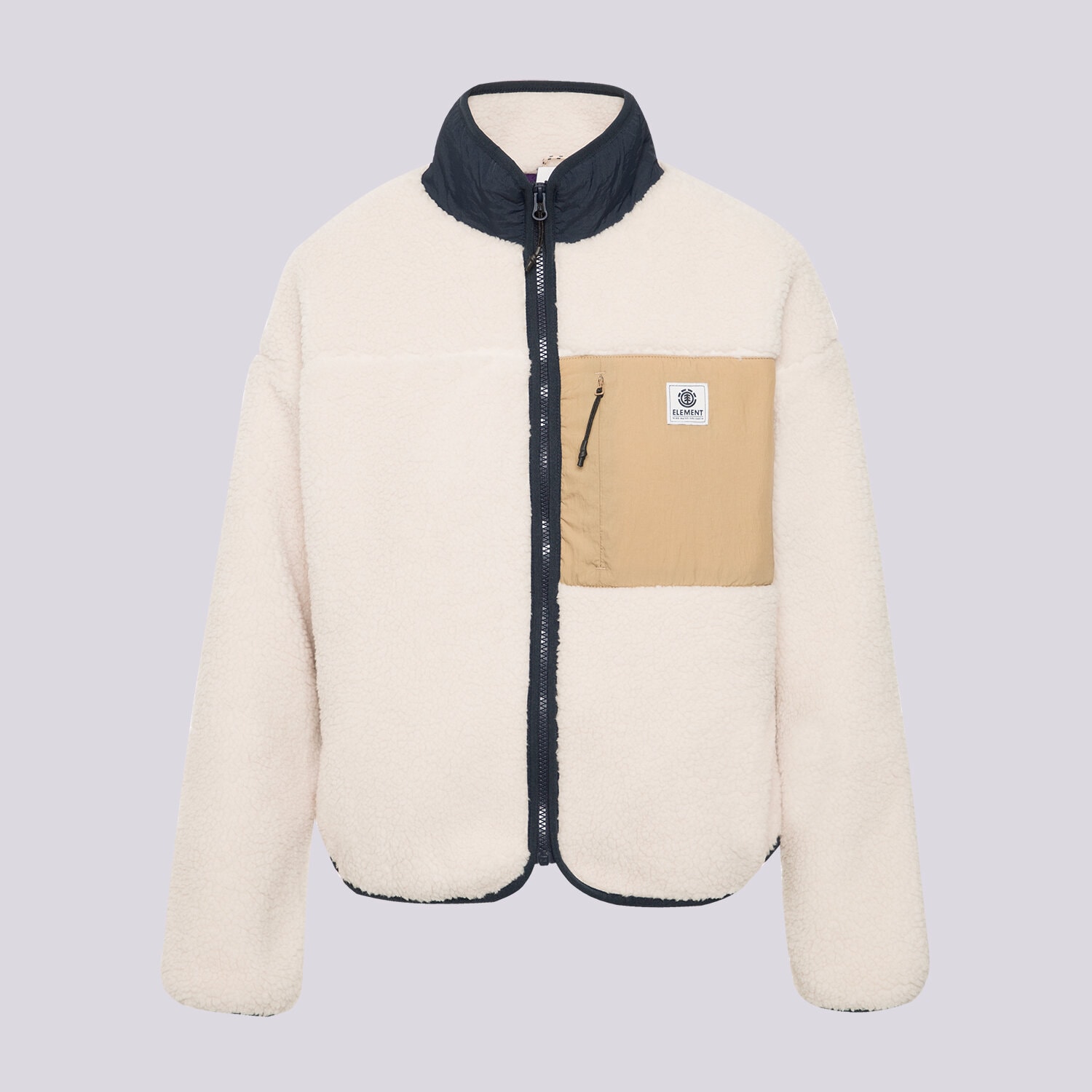 Damen ELEMENT HOODIE OAK SHERPA WOMEN ELJJK00111-WBS0 Beige