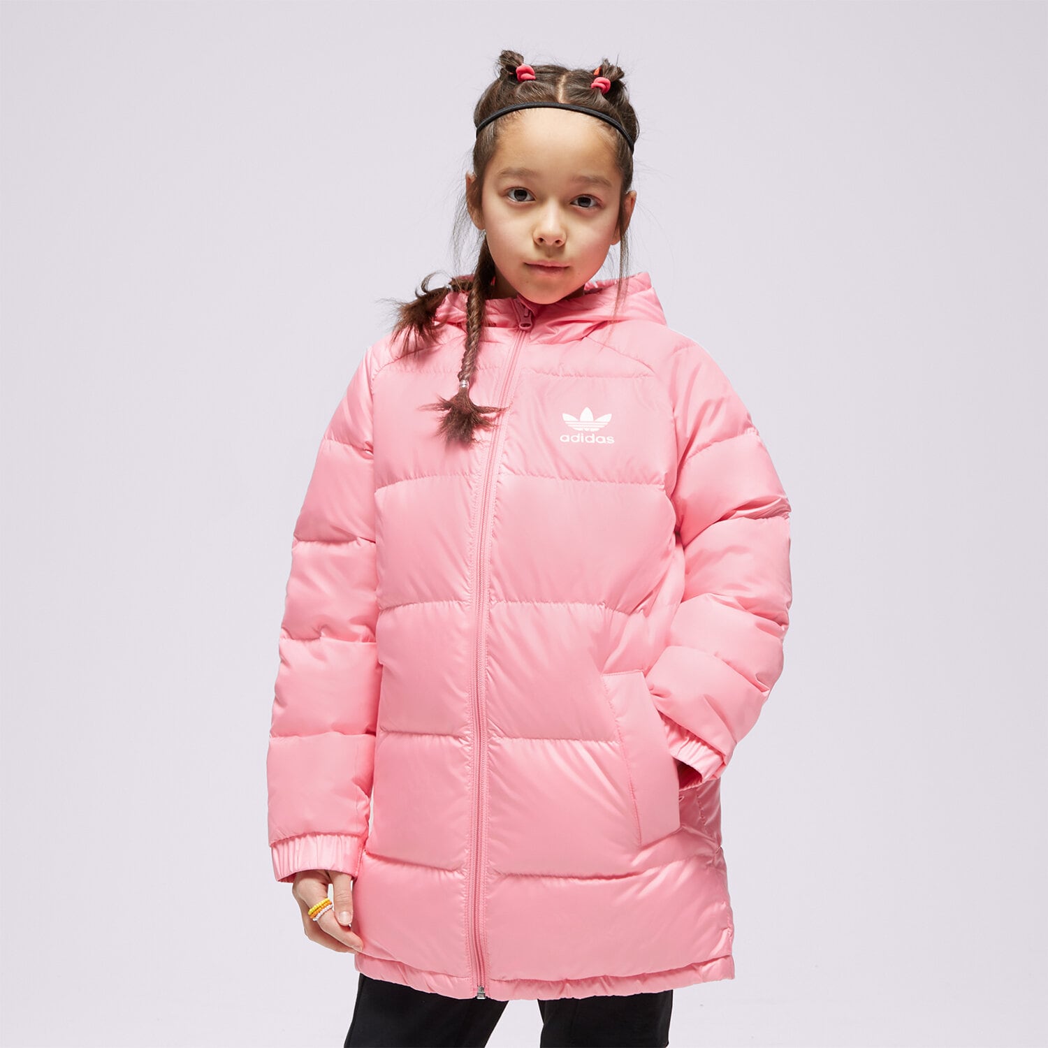 Kinder Übergangsjacke ADIDAS JACKE WINTER ELO GIRL HK0389 Rosa