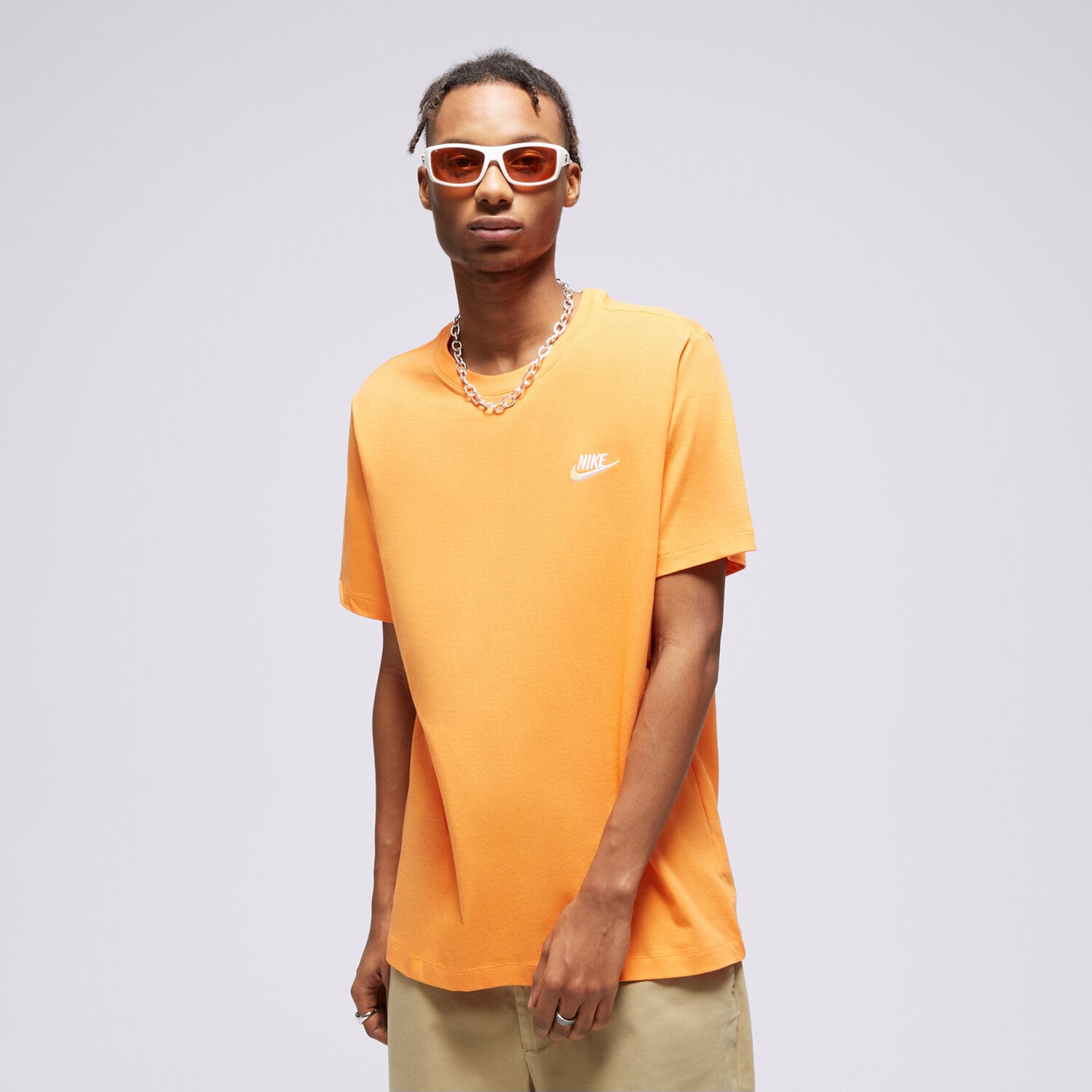Herren T-Shirt Nike T shirt Sportswear Club AR4997-885 Orange