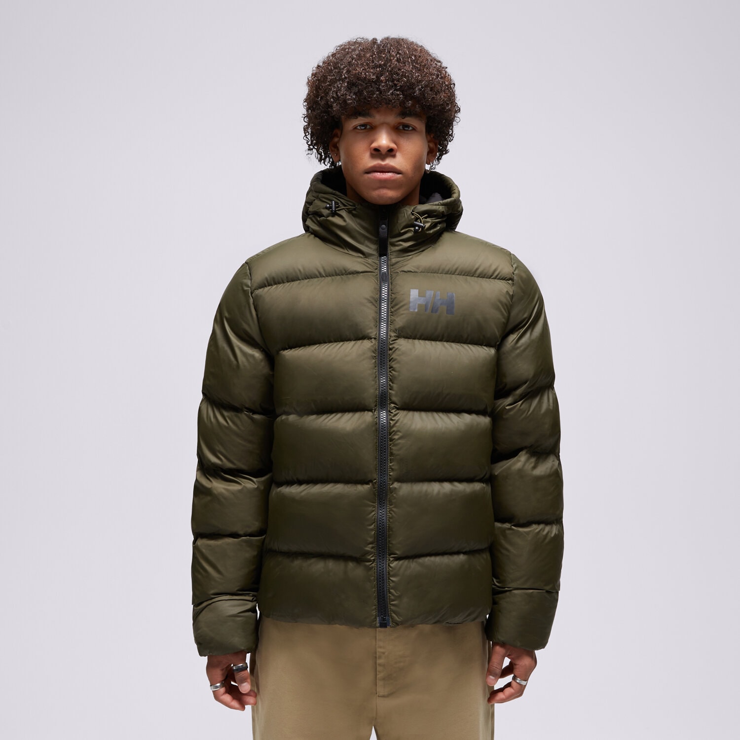 Herren Winterjacke HELLY HANSEN JACKE WINTER ACTIVE PUFFY 53523_432 Grün