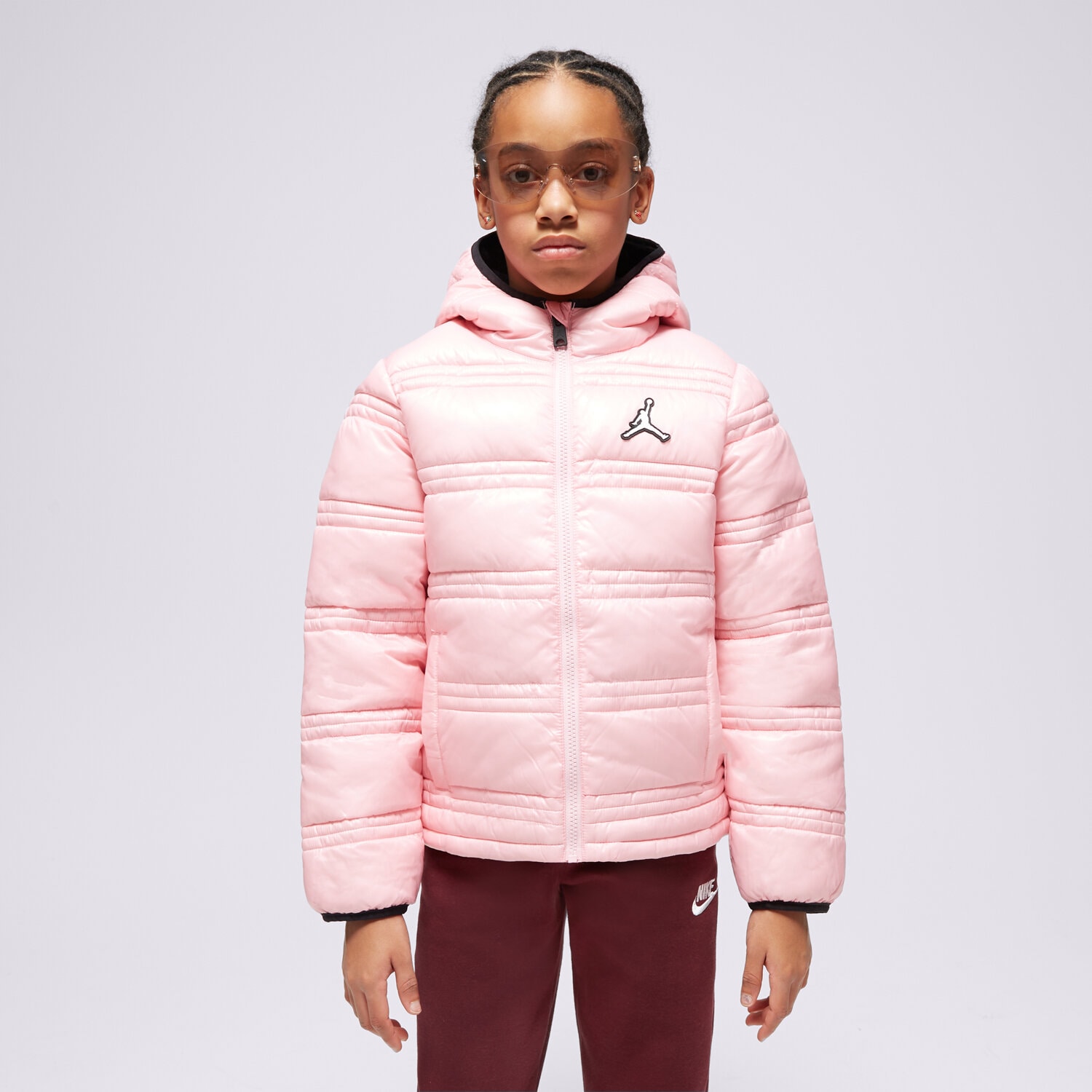 Kinder Übergangsjacke JORDAN JACKE WINTER JDG CORE MID WT GIRL 45C436-A0W Rosa